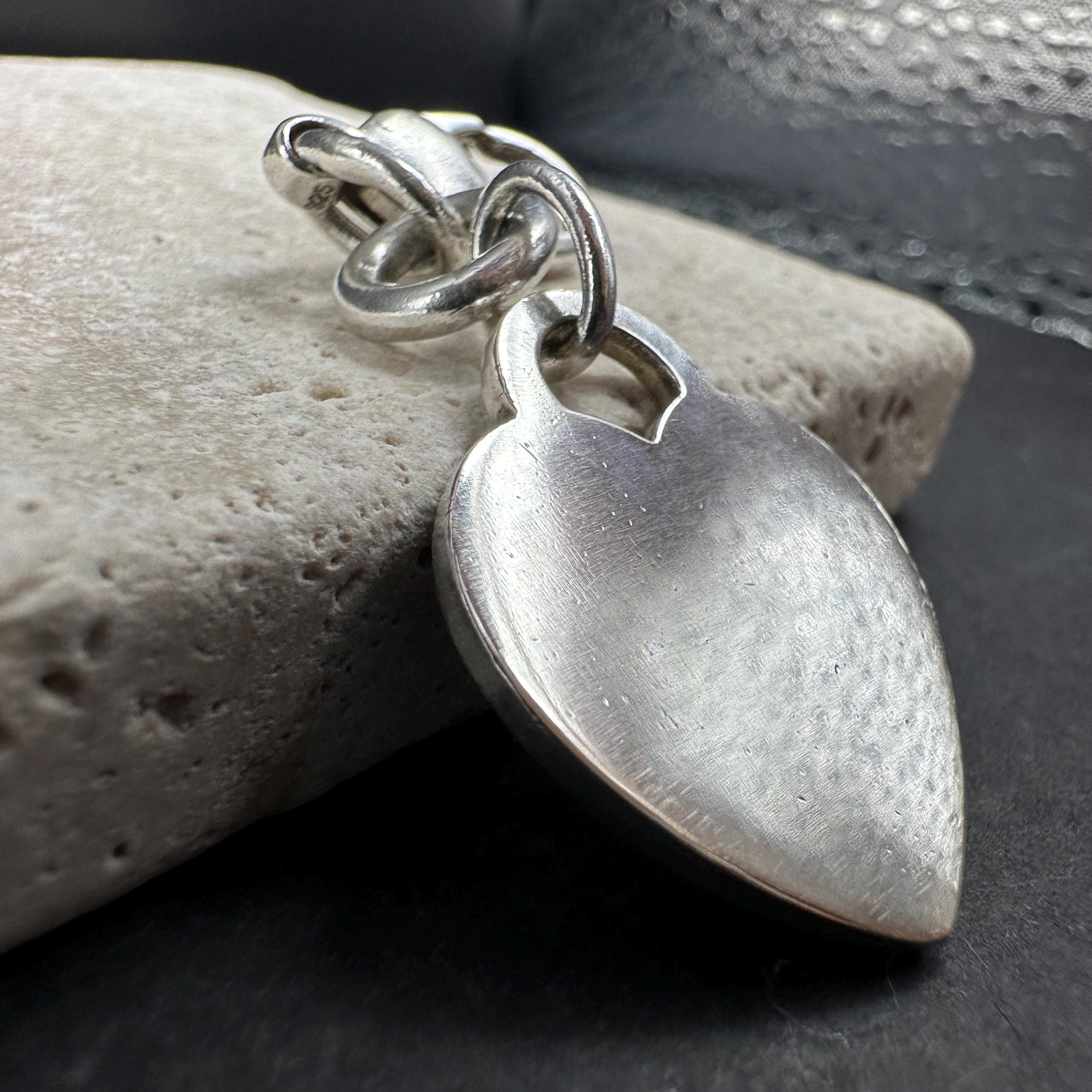 Tiffany and Co Heart Charm Keychain 925 Silver