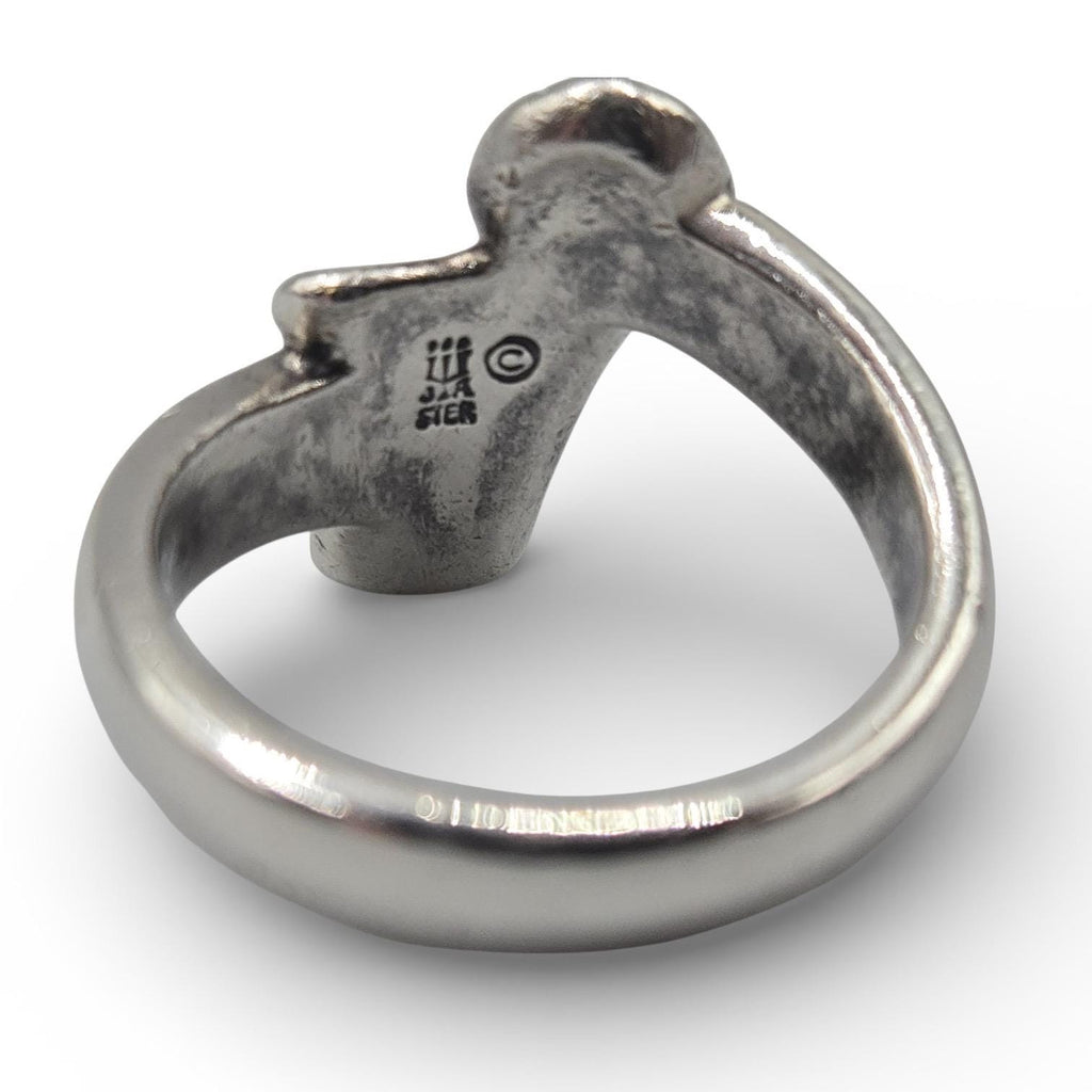 Vintage 925 Sterling Silver James Avery Basketball and Hoop Ring Size 6.5 RETIRED