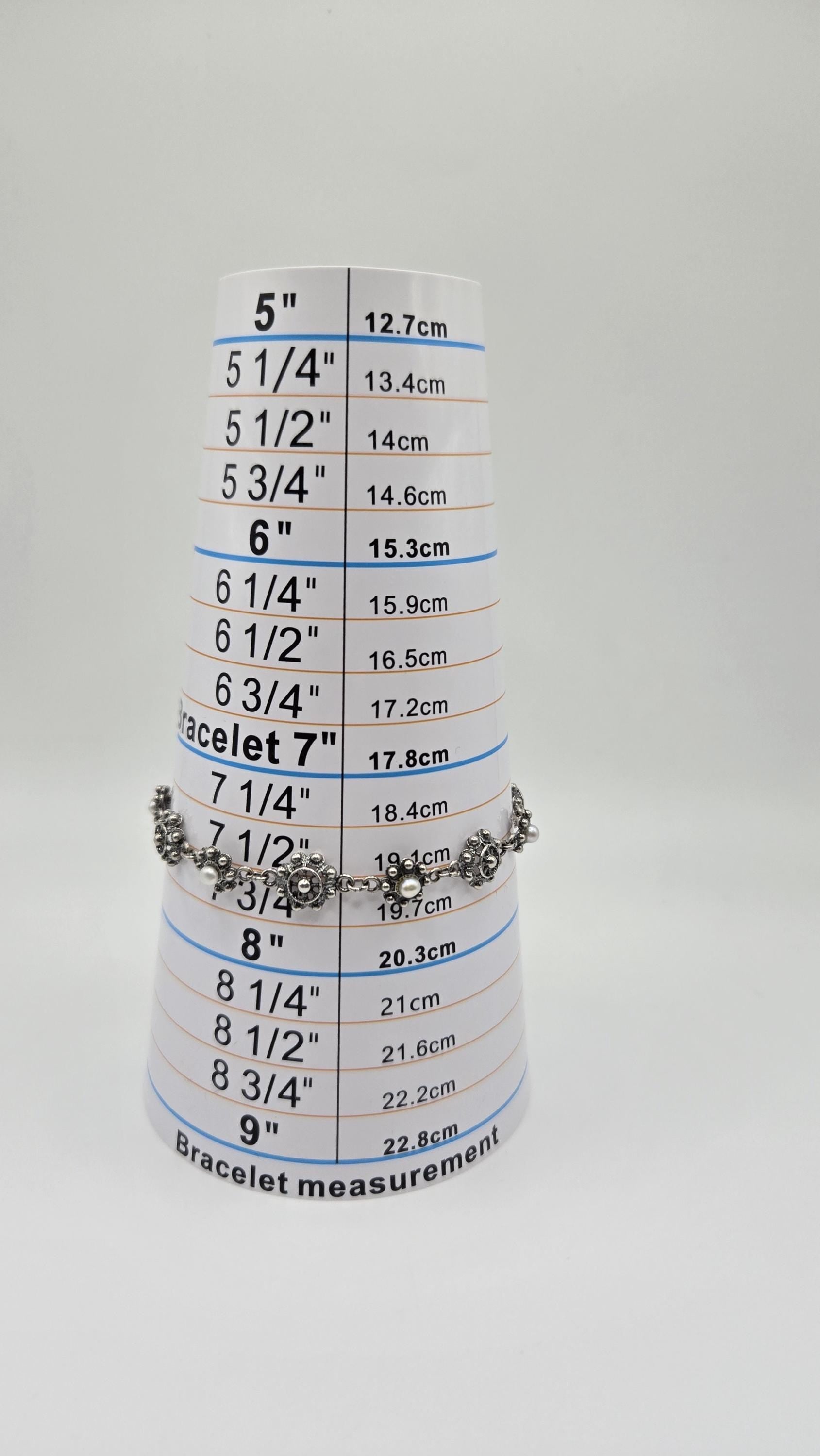 Vintage 925 Sterling Silver Zealand Knot Bracelet 7.5 Inches