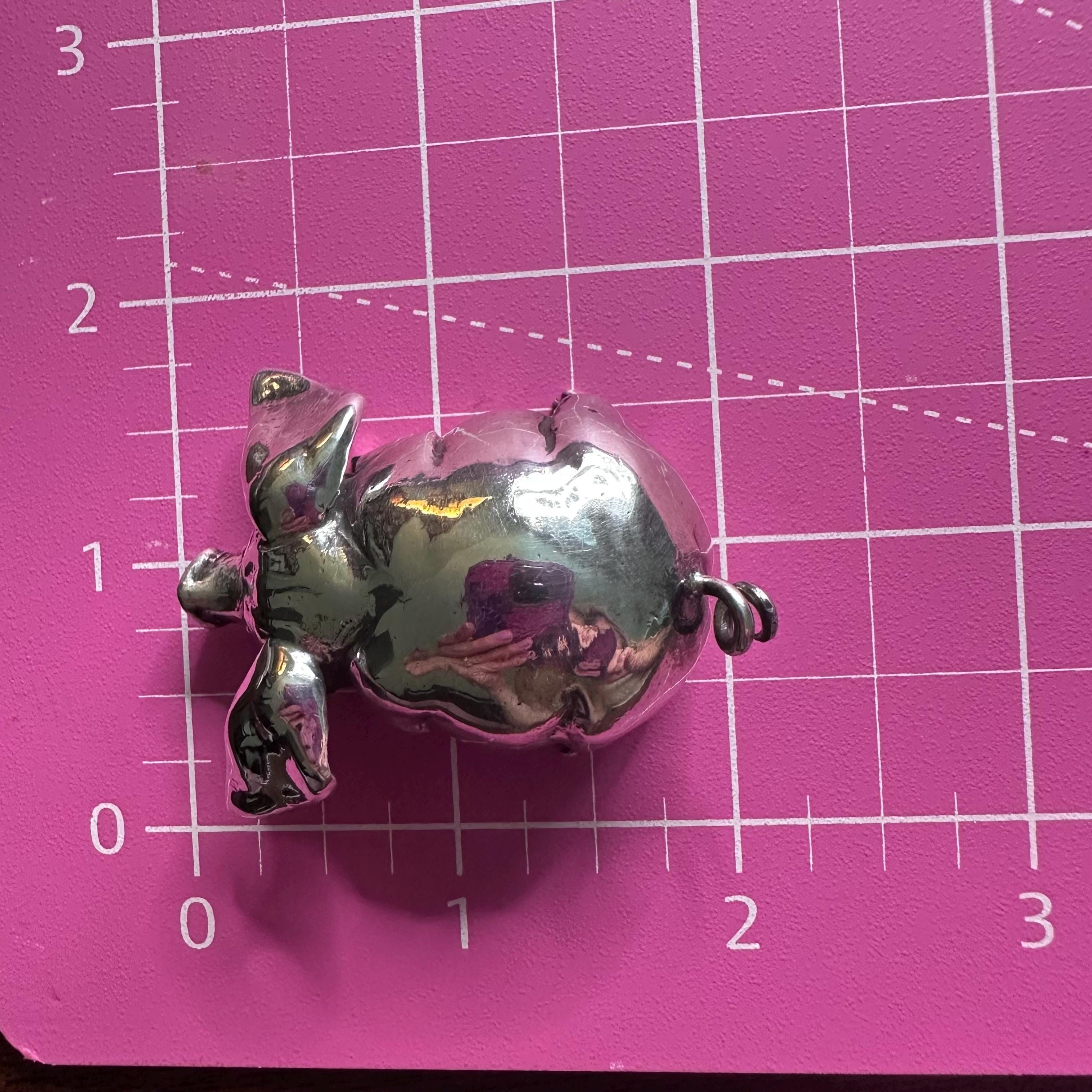Vintage Buccellati Sterling Silver Pig Figurine 41.12 grams