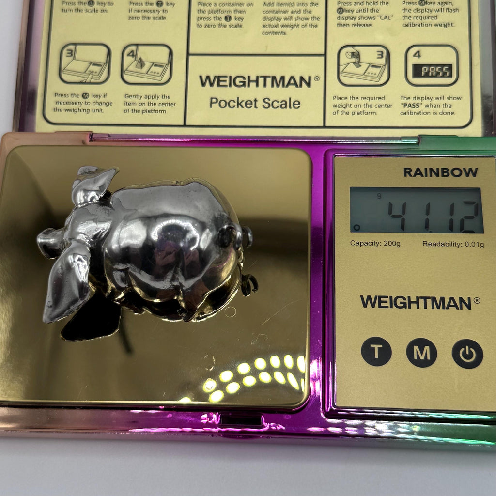 Vintage Buccellati Sterling Silver Pig Figurine 41.12 grams