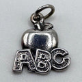 Vintage James Avery ABC Apple Charm 925 Sterling Silver