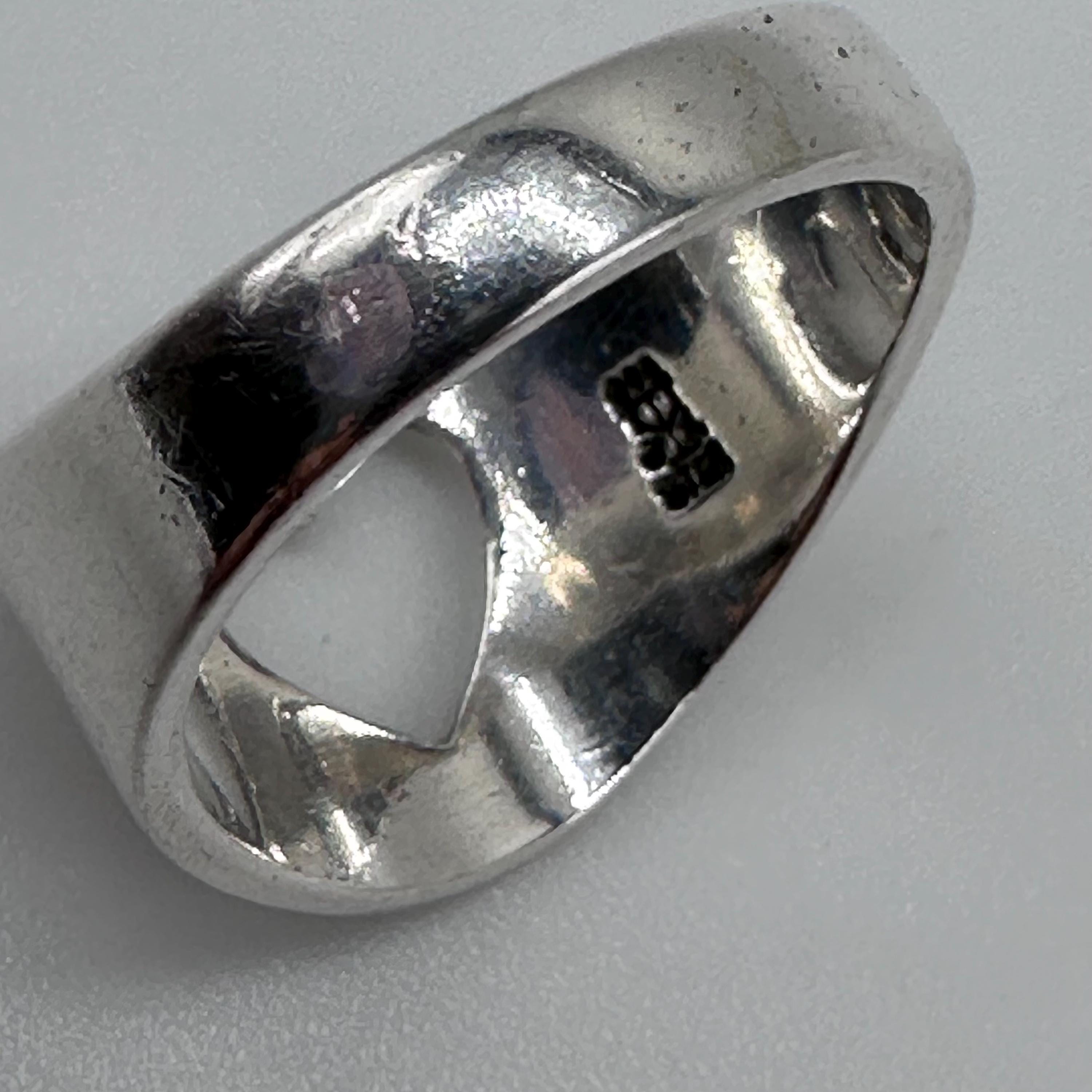 Vintage James Avery Open Heart Ring Sterling Silver RETIRED Size 5.5