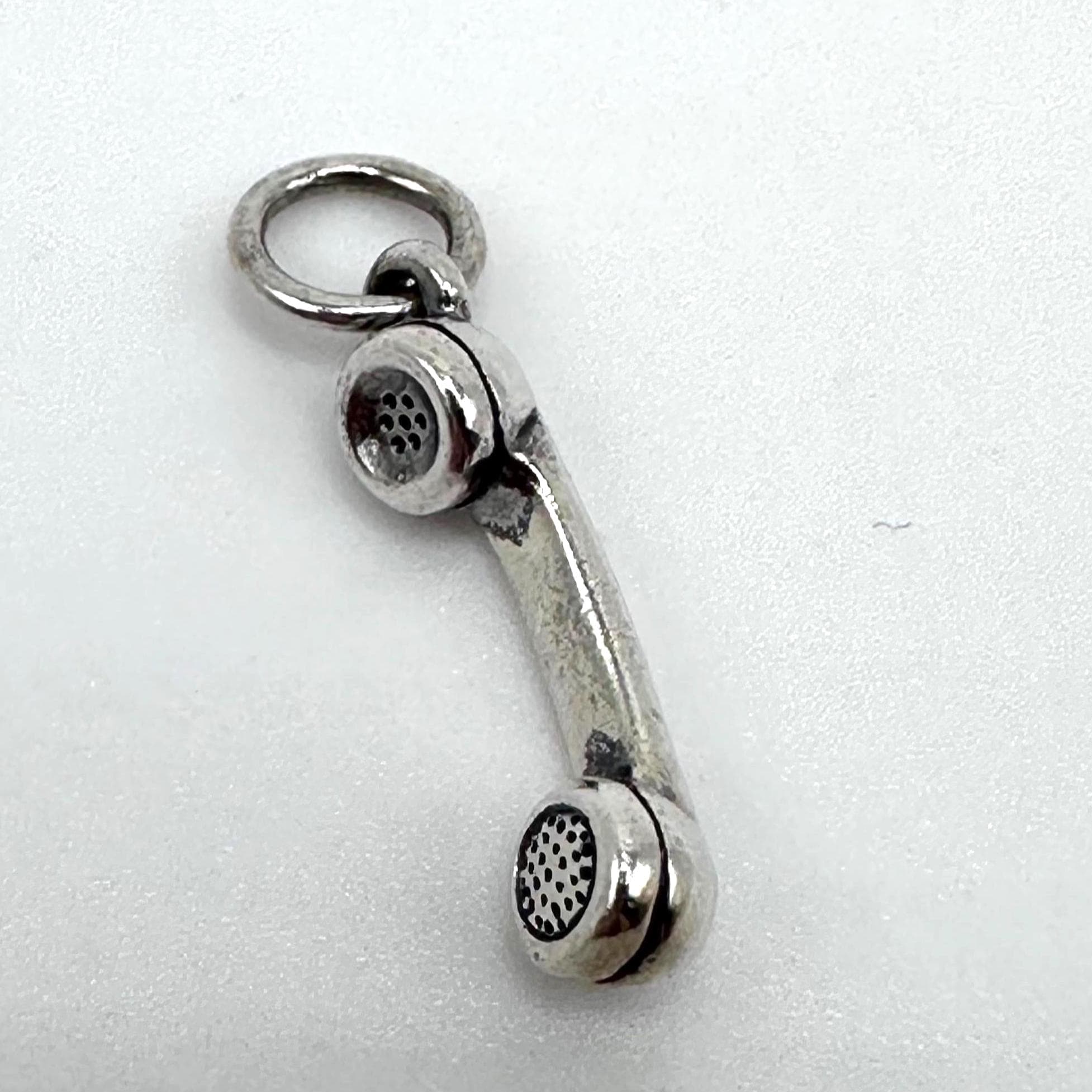 Vintage James Avery Sterling Silver Telephone Charm Retired
