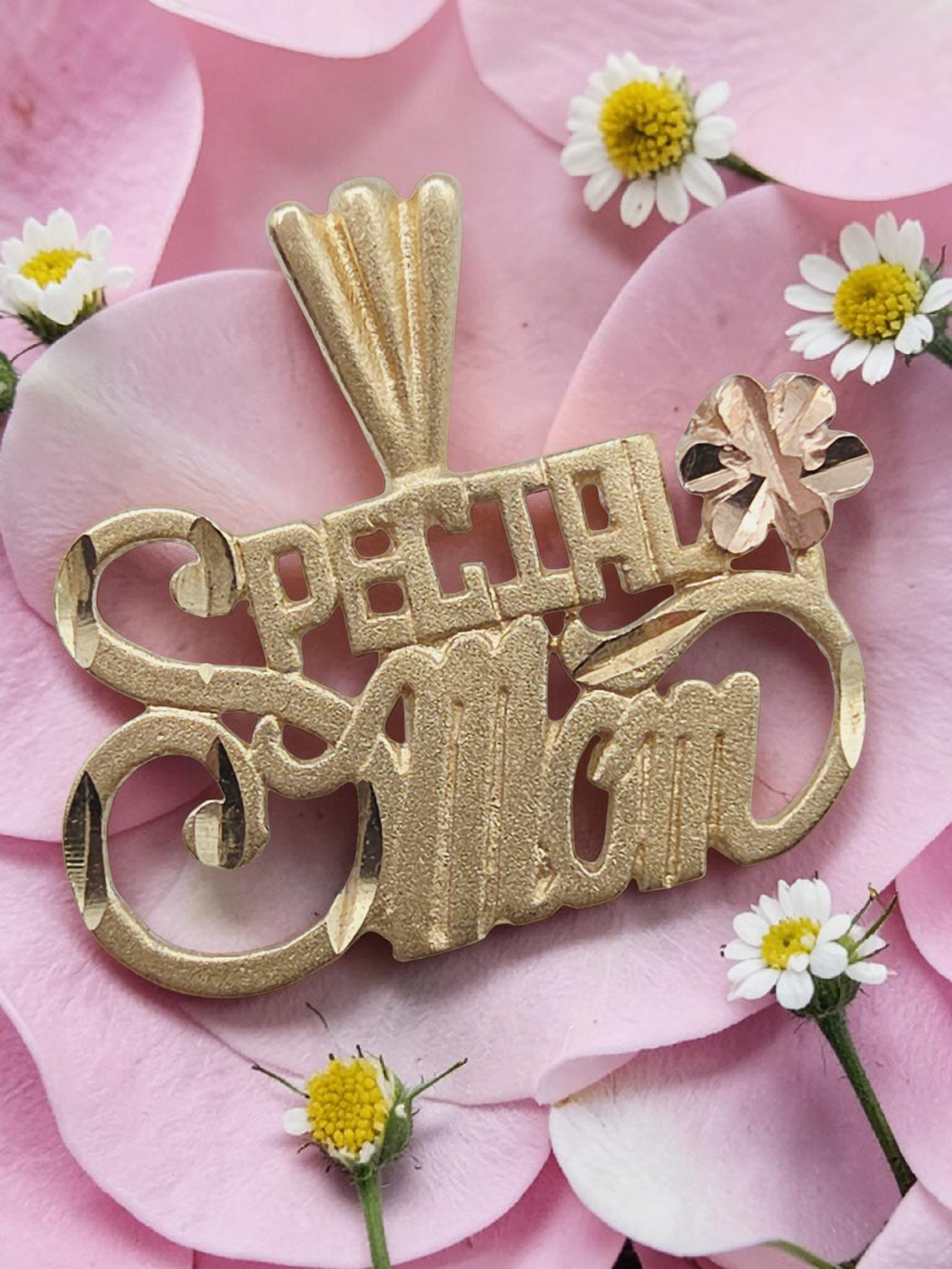 Vintage Michael Anthony Solid 14K Yellow Gold Special Mom Pendant