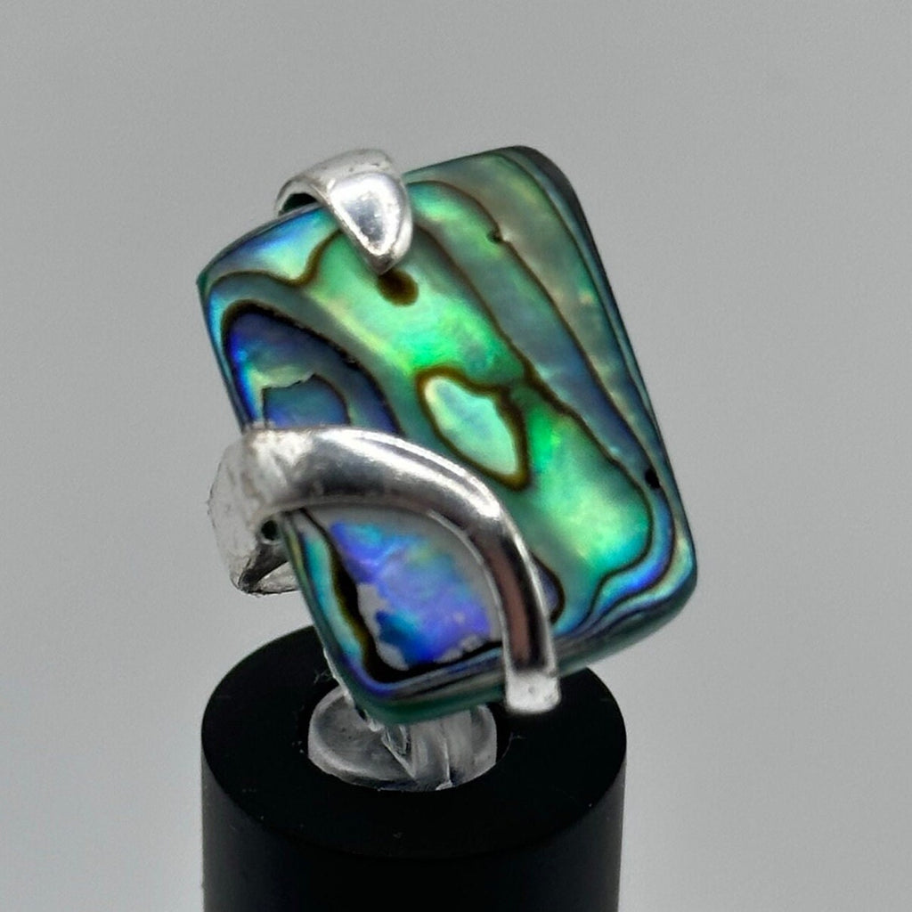 925 Sterling Silver Ring with Mother of Pearl - Size 5.5