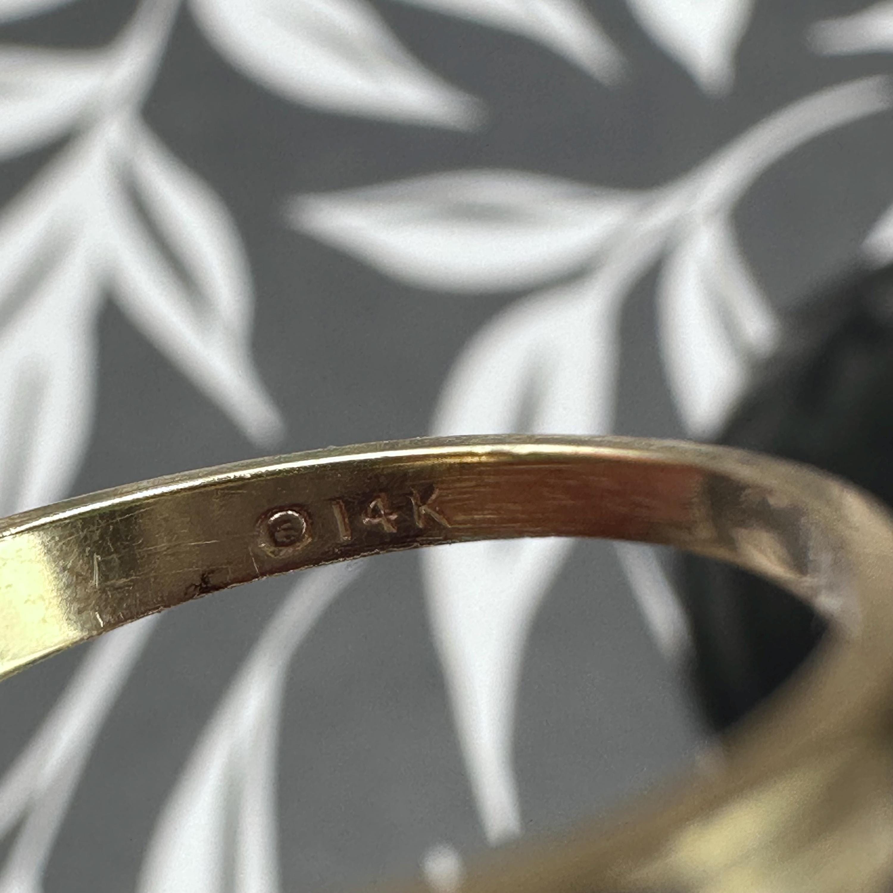 Vintage 14K Gold Diamond Ring Size 5