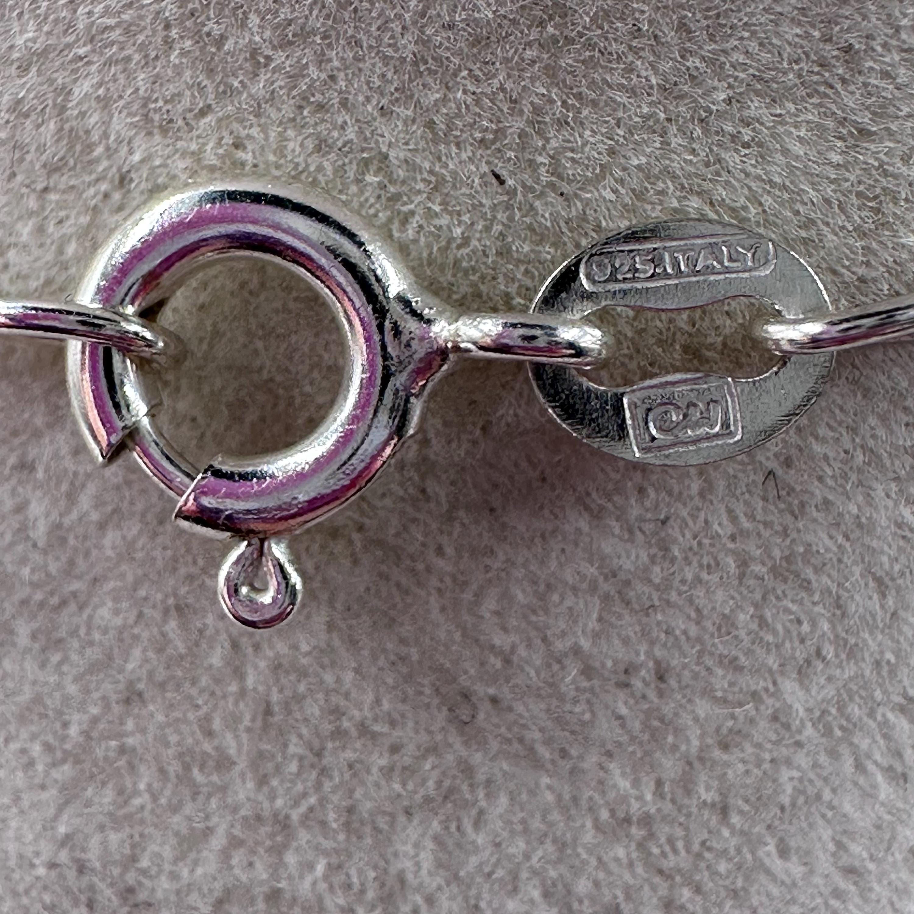 Vintage 950 Sterling Silver Onyx and Malachite Pendant Necklace Native American Mexico 18 inches