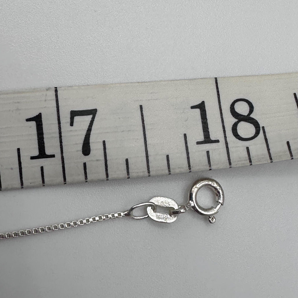 925 Sterling Silver Purse Pendant Necklace with CZ Accents - 18 inch