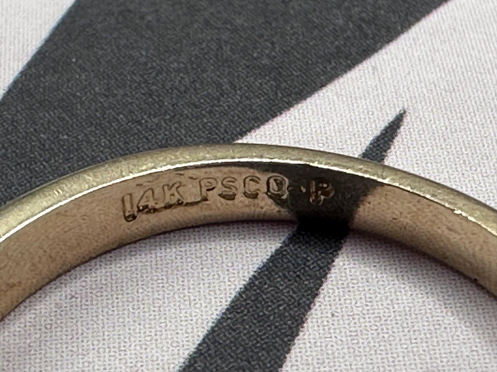 Vintage 14K Gold Diamond Ring Size 6