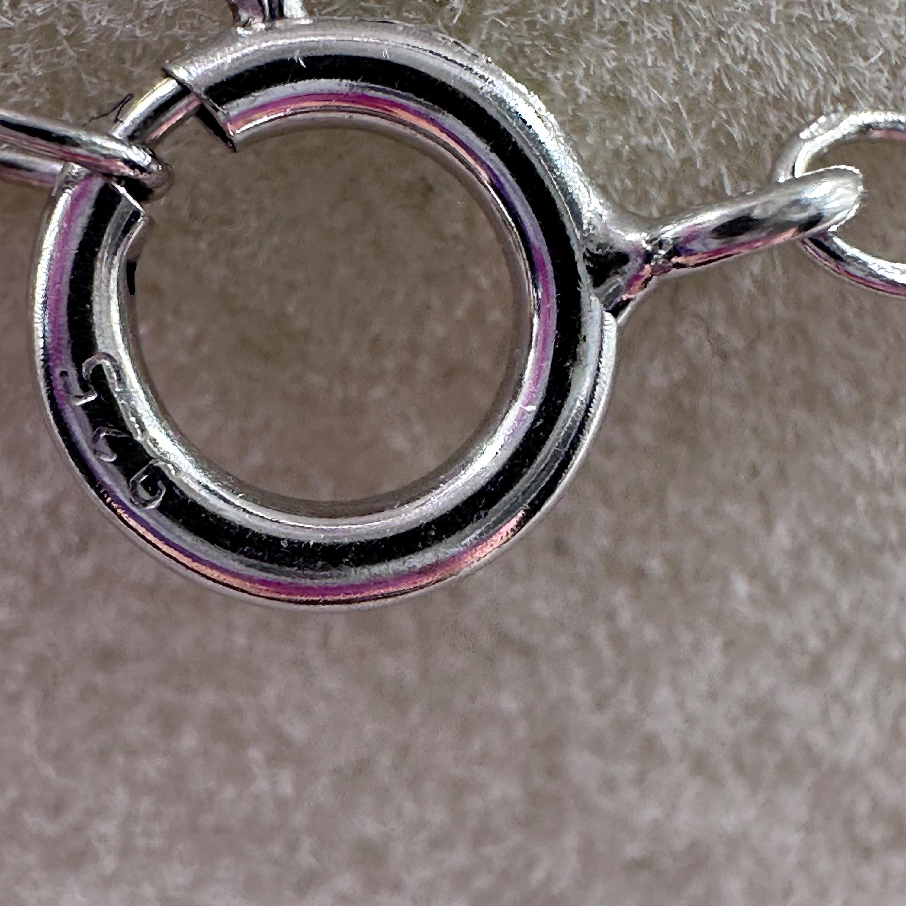 Vintage Marcasite and Pearl 925 Sterling Silver Necklace 18 inches