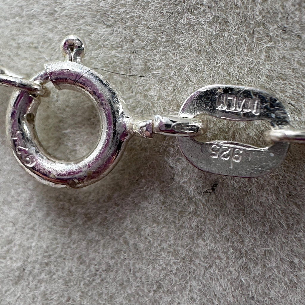 925 Sterling Silver Purse Pendant Necklace with CZ Accents - 18 inch