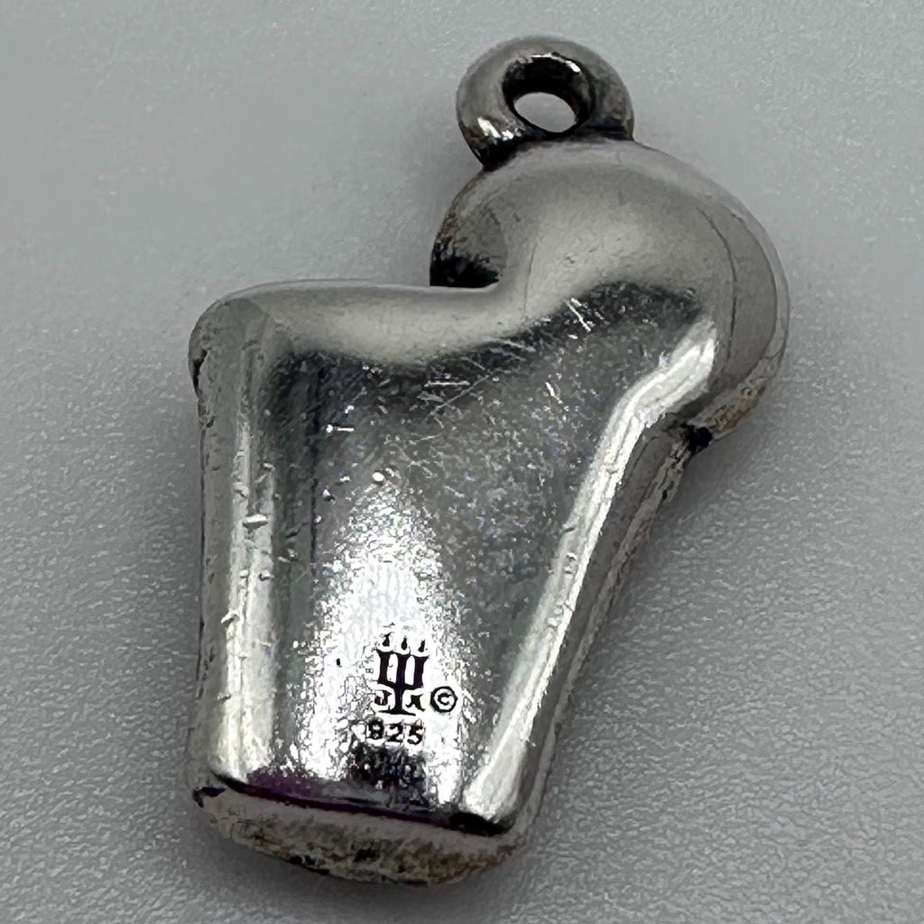 James Avery 925 Sterling Silver Basketball Hoop Charm Pendant
