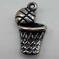 James Avery 925 Sterling Silver Basketball Hoop Charm Pendant