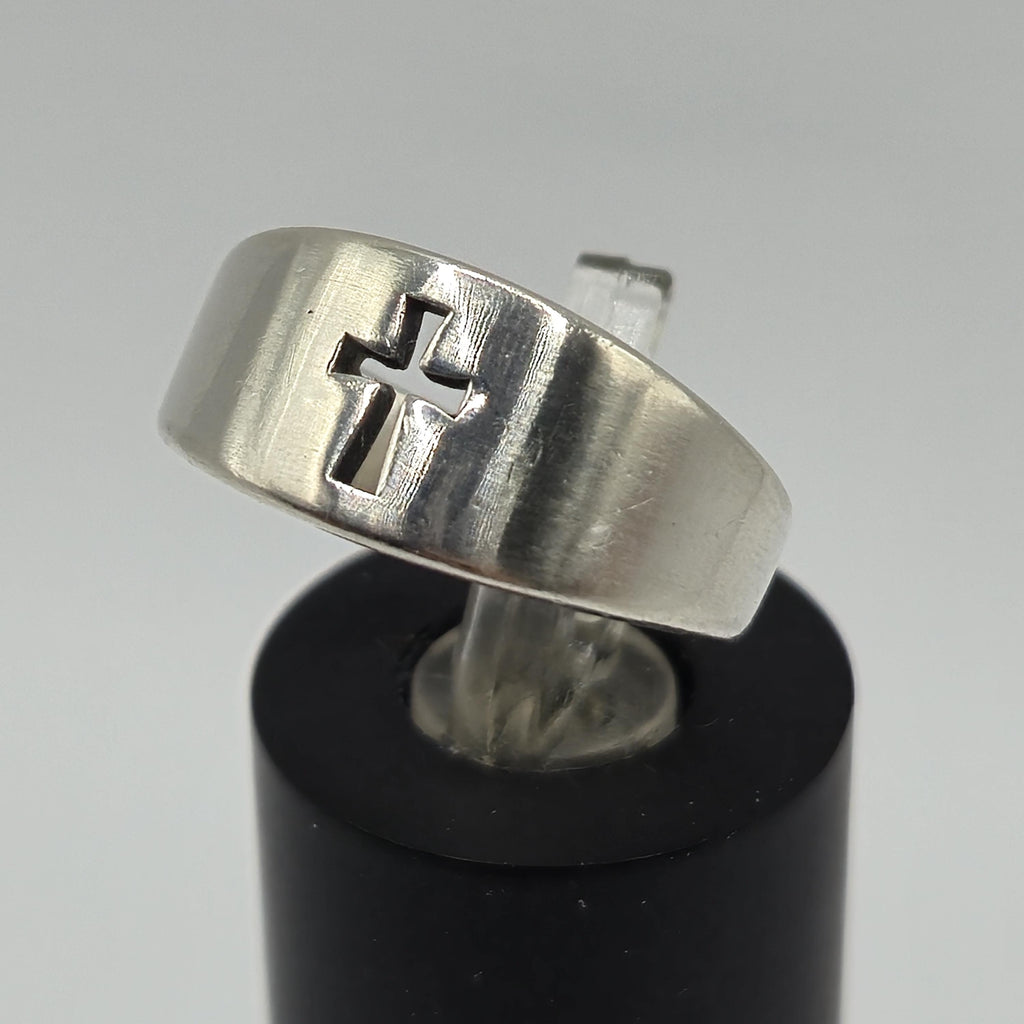 James Avery 925 Sterling Silver Cross Ring Size 5.25