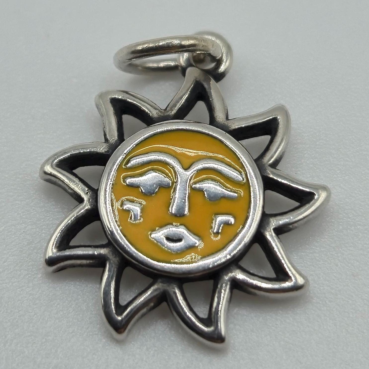 James Avery Sunny Days Enamel 925 Sterling Silver Charm Pendant