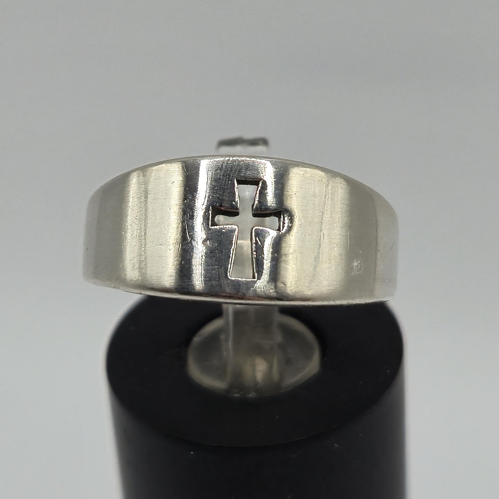 James Avery 925 Sterling Silver Cross Ring Size 5.25