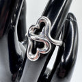 James Avery Heart to Heart Sterling Silver Ring Retired Size 4.75