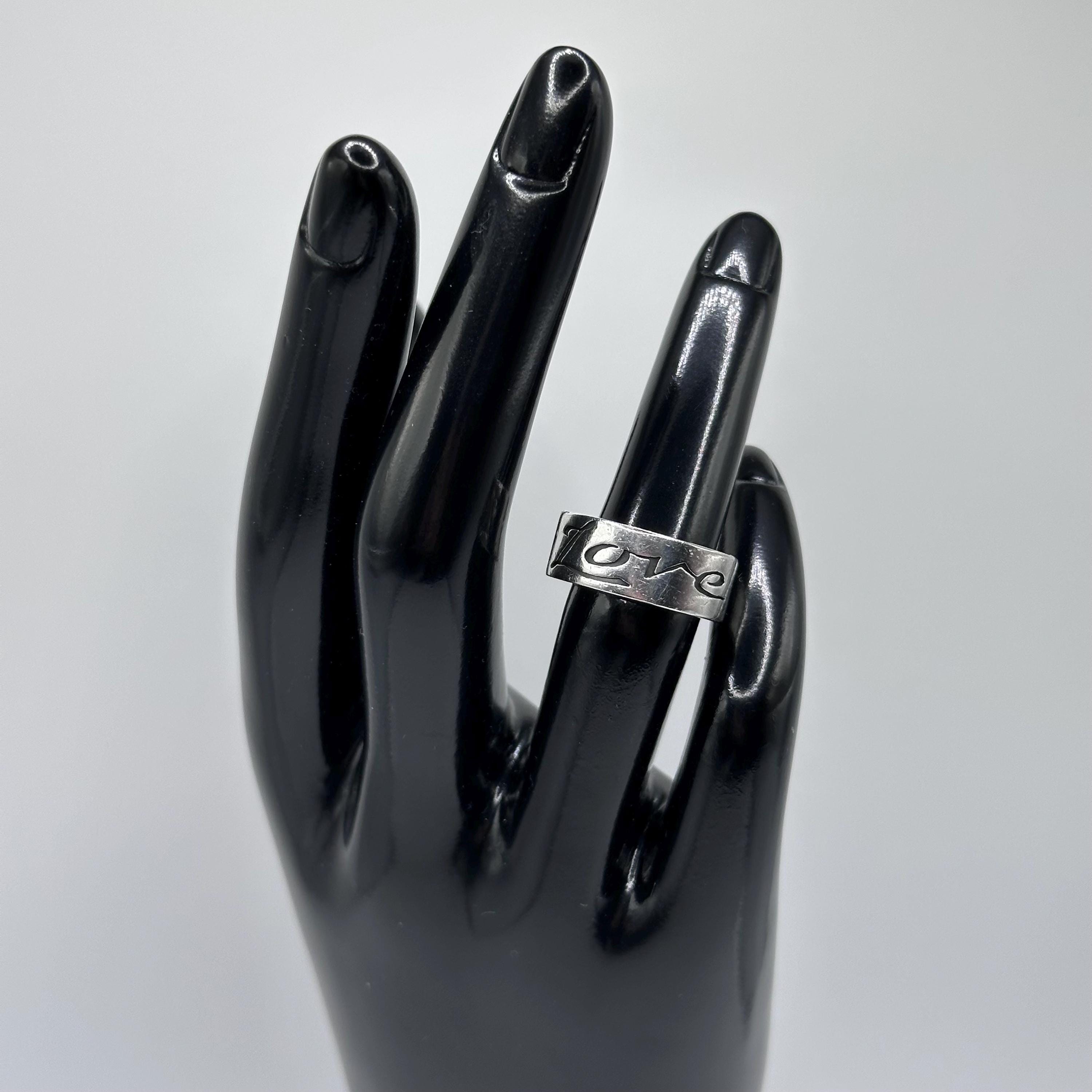 James Avery Love Script Ring Retired Size 5.25