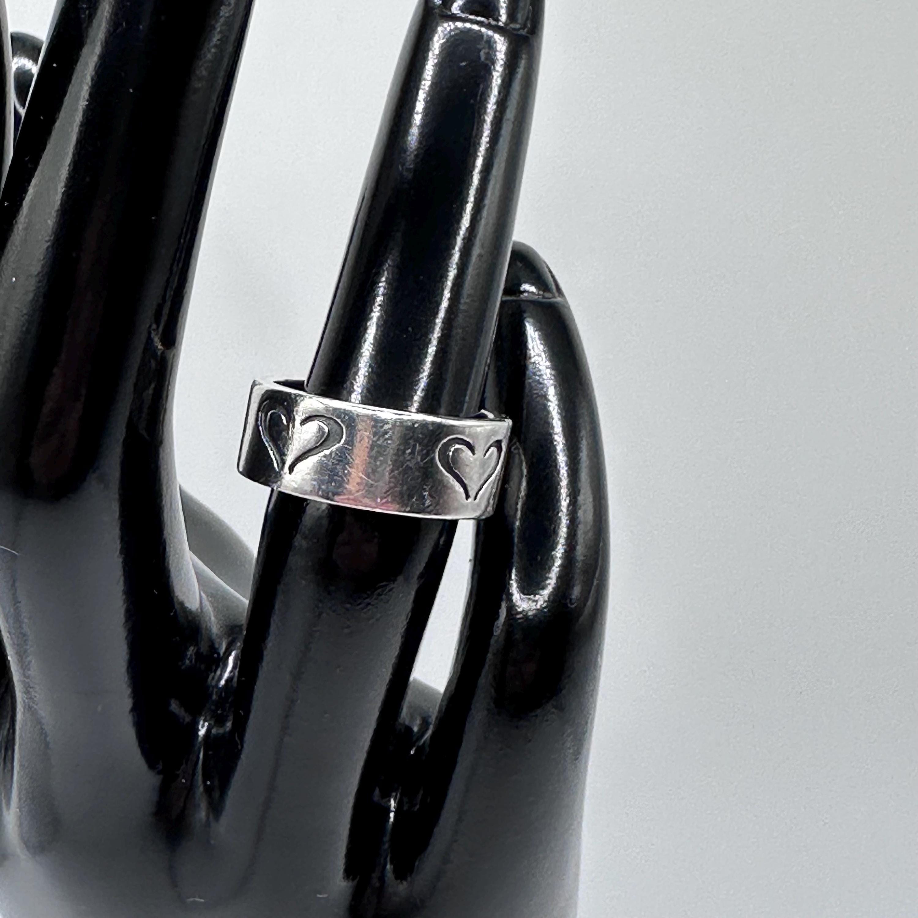 James Avery Love Script Ring Retired Size 5.25