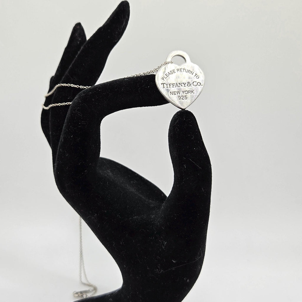 Tiffany & Co. Sterling Silver Vintage Pendant Necklace - 19 Inch