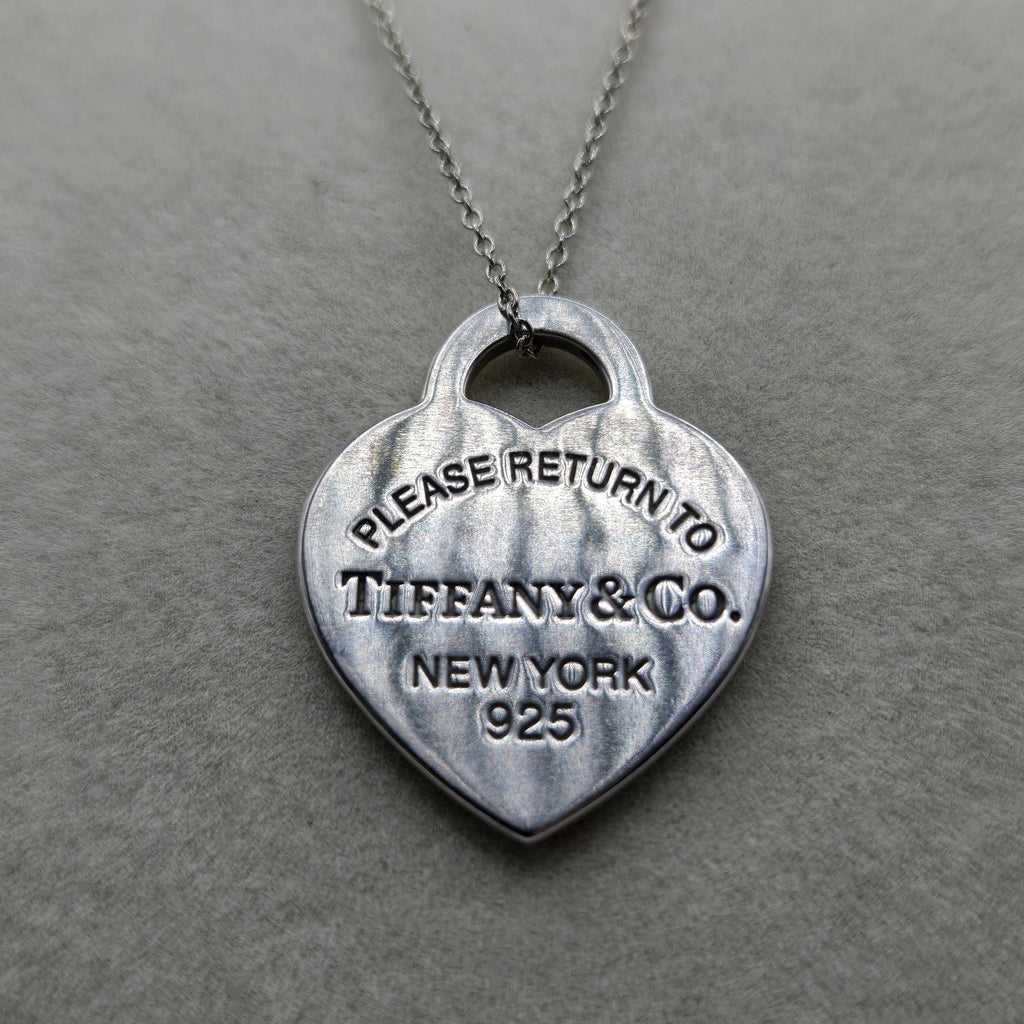 Tiffany & Co. Sterling Silver Vintage Pendant Necklace - 19 Inch