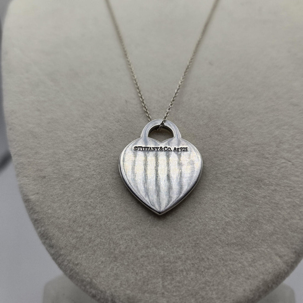 Tiffany & Co. Sterling Silver Vintage Pendant Necklace - 19 Inch