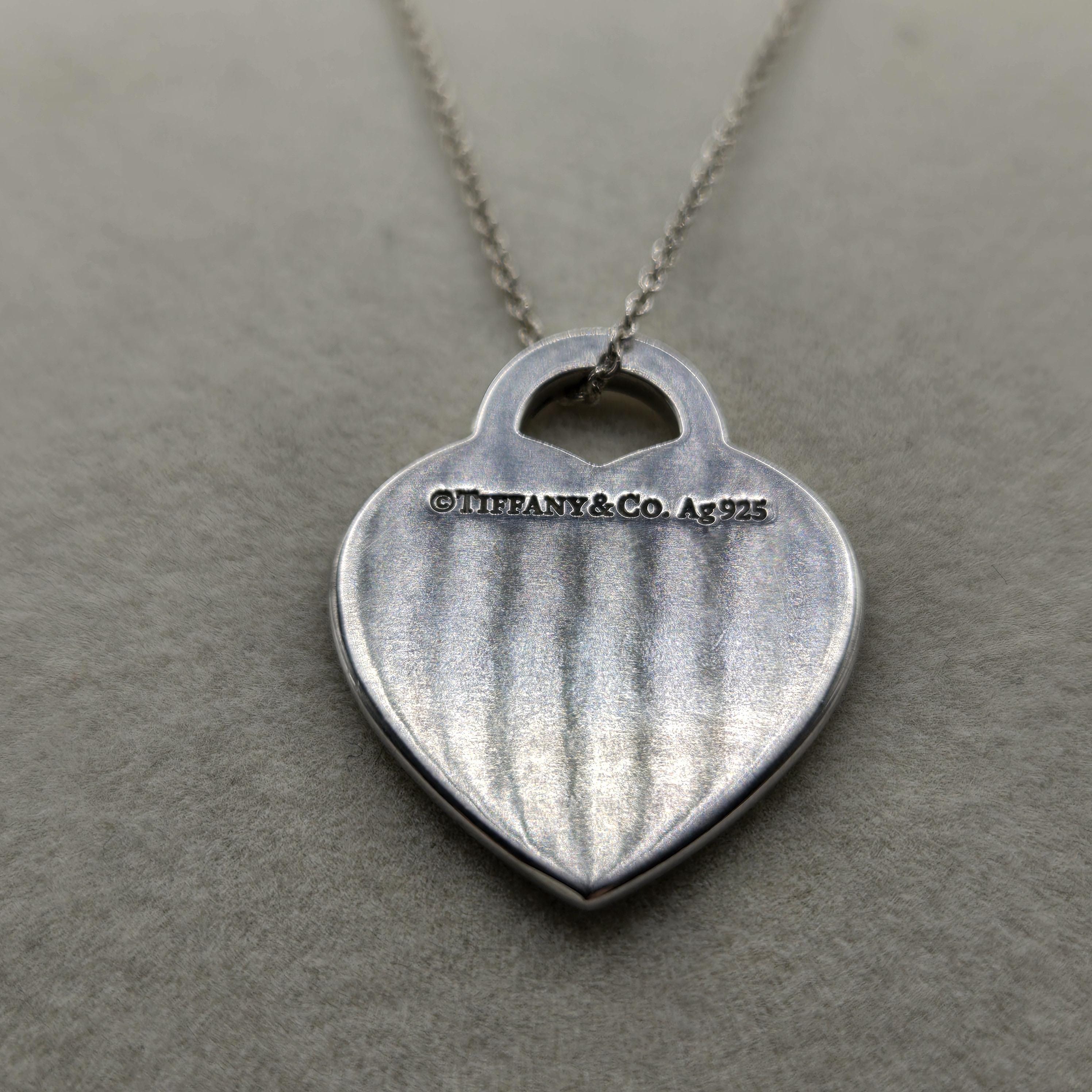 Tiffany & Co. Sterling Silver Vintage Pendant Necklace - 19 Inch
