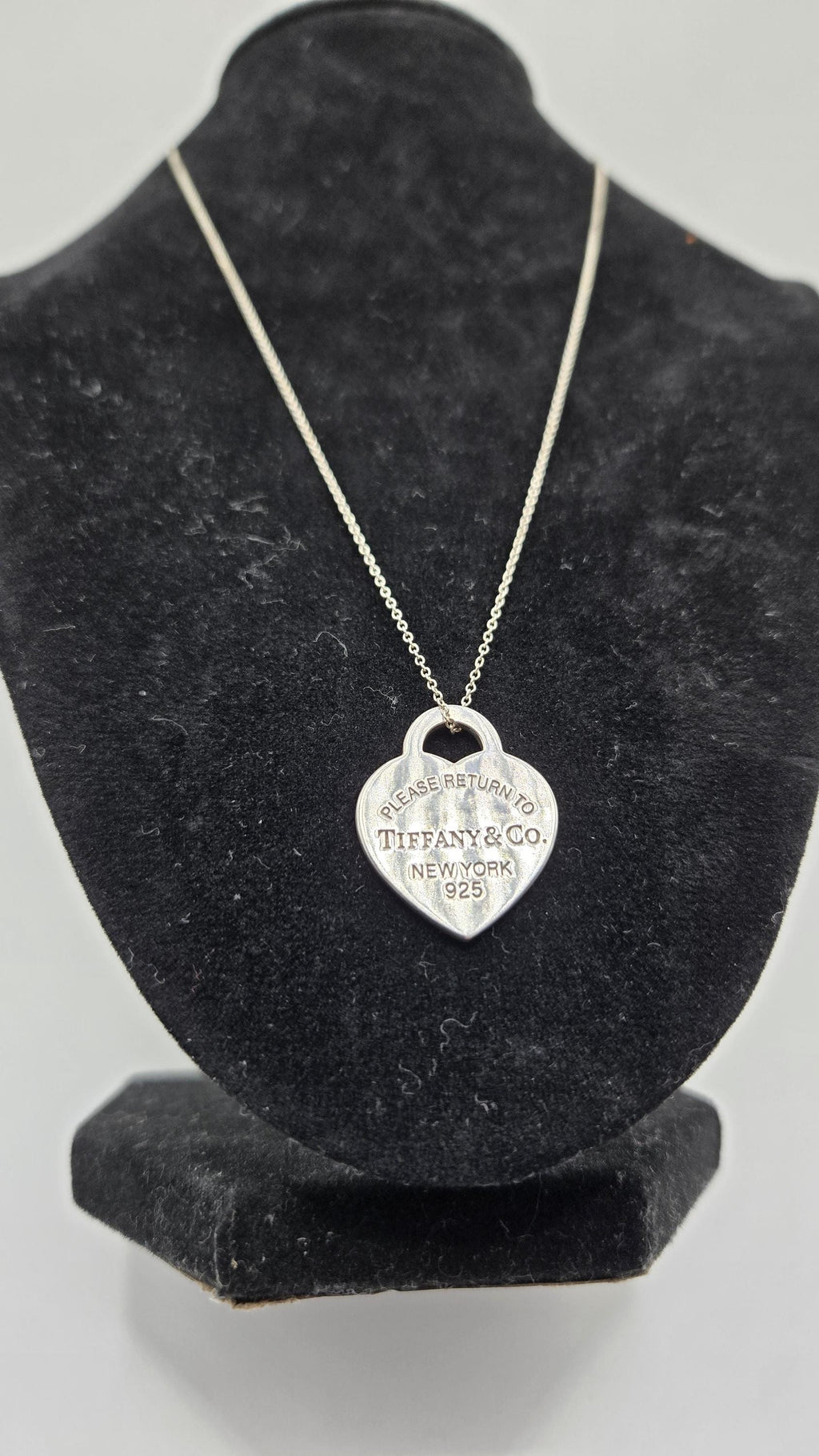 Tiffany & Co. Sterling Silver Vintage Pendant Necklace - 19 Inch