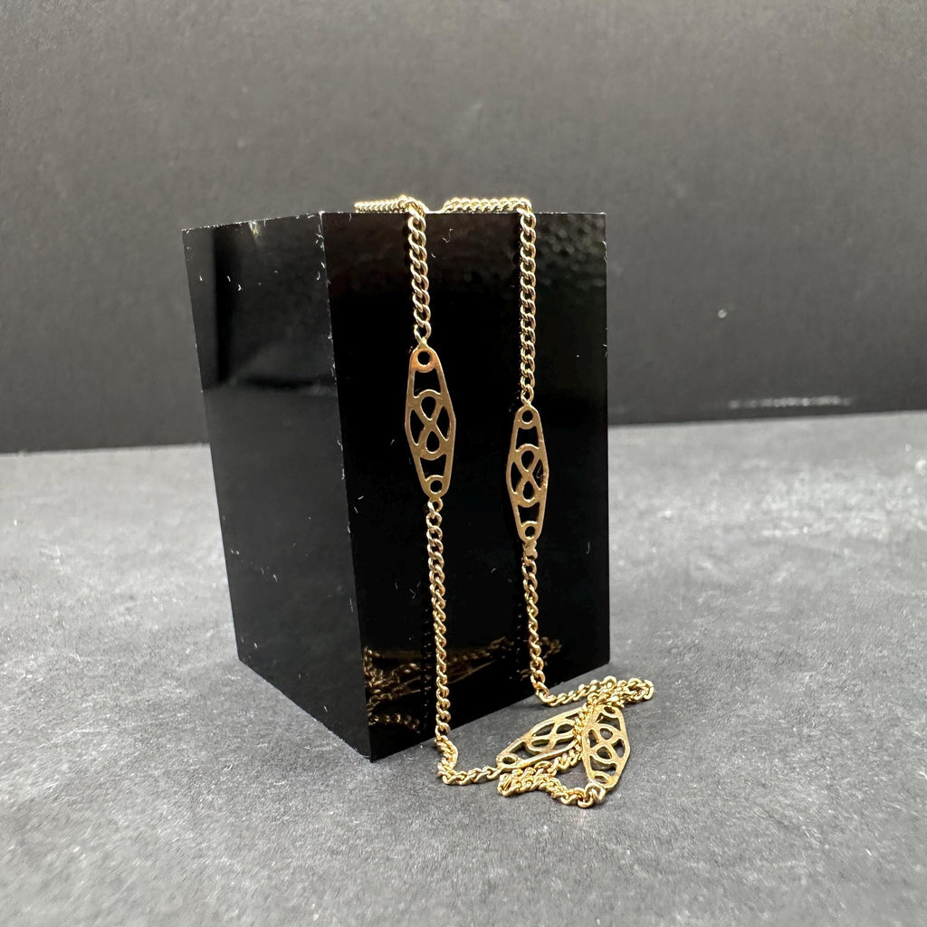 Solid 14K Yellow Gold Bracelet with Delicate Accents – 8 Inches