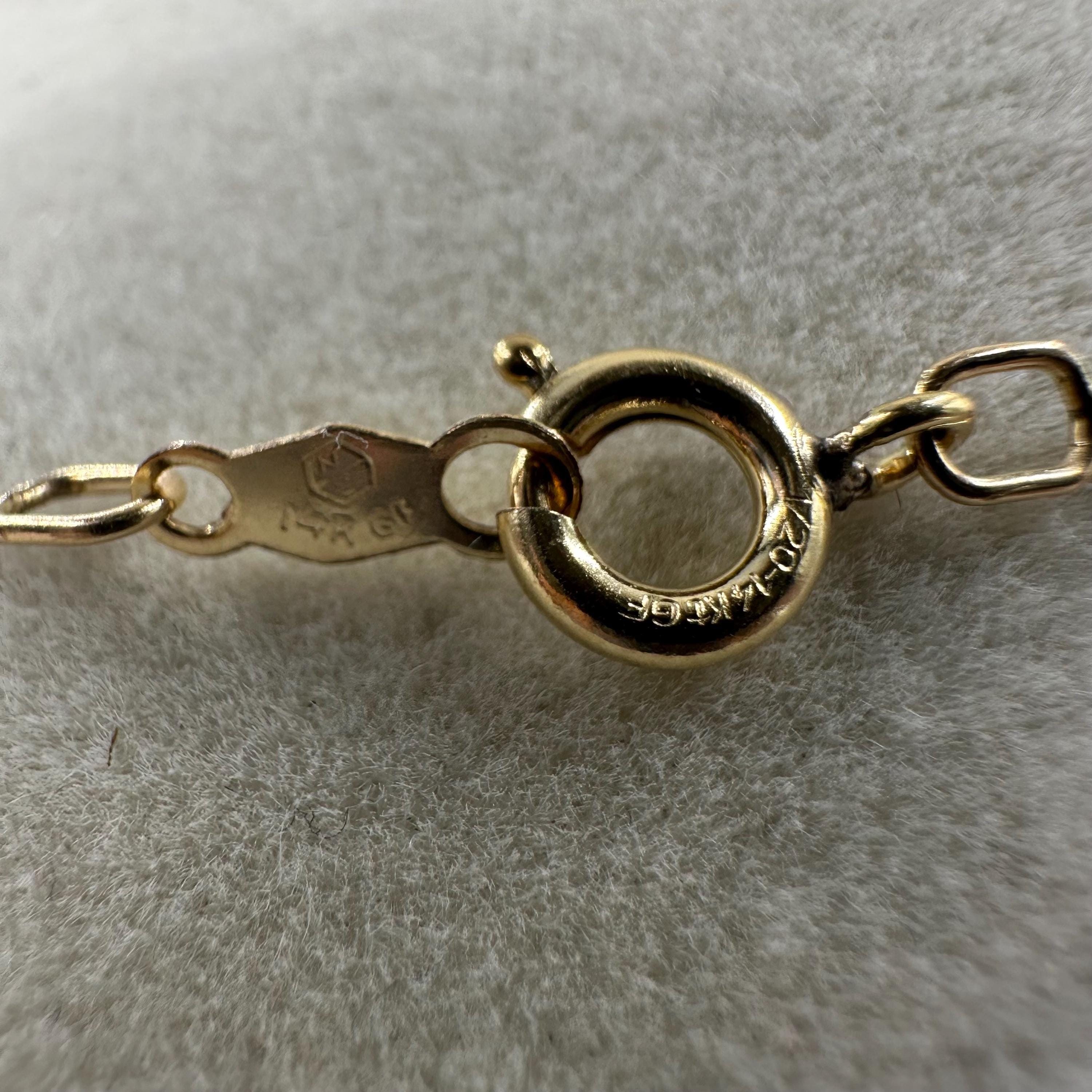 Black Hills Gold Solid 10K Ring Pendant with FREE 14K GF Necklace - 18 Inch