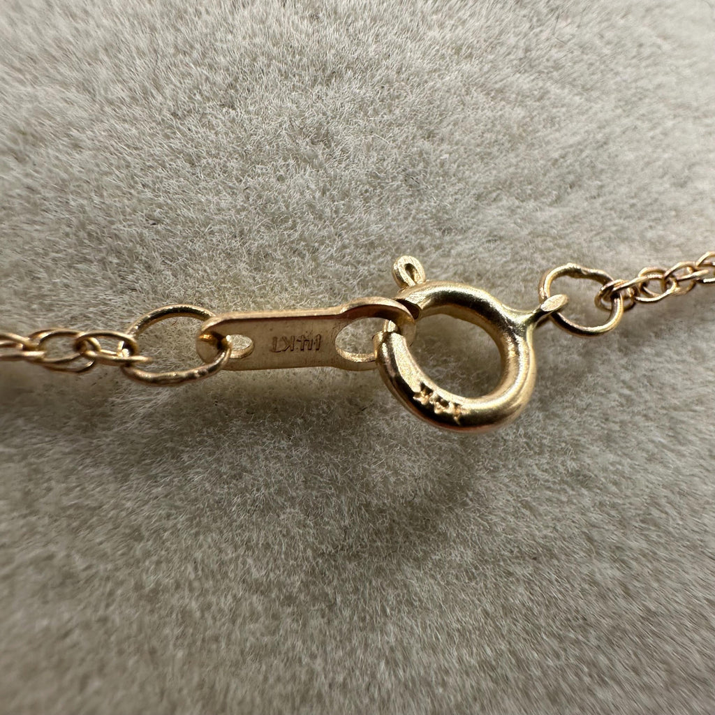 Solid 14K Yellow Gold Chain Necklace - 18 Inch