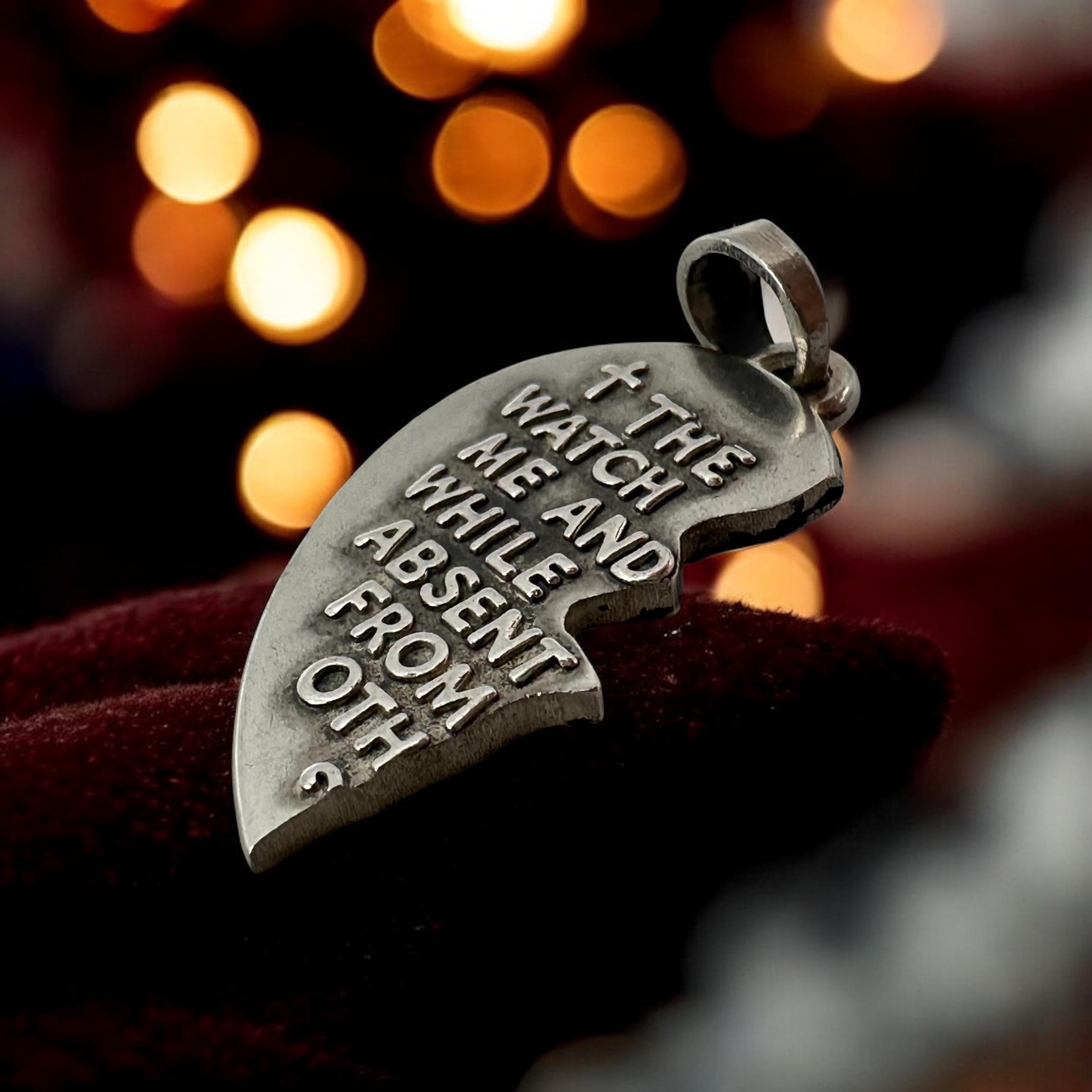 Retired James Avery Sterling Silver Broken Heart Pendant, Christian Jewelry