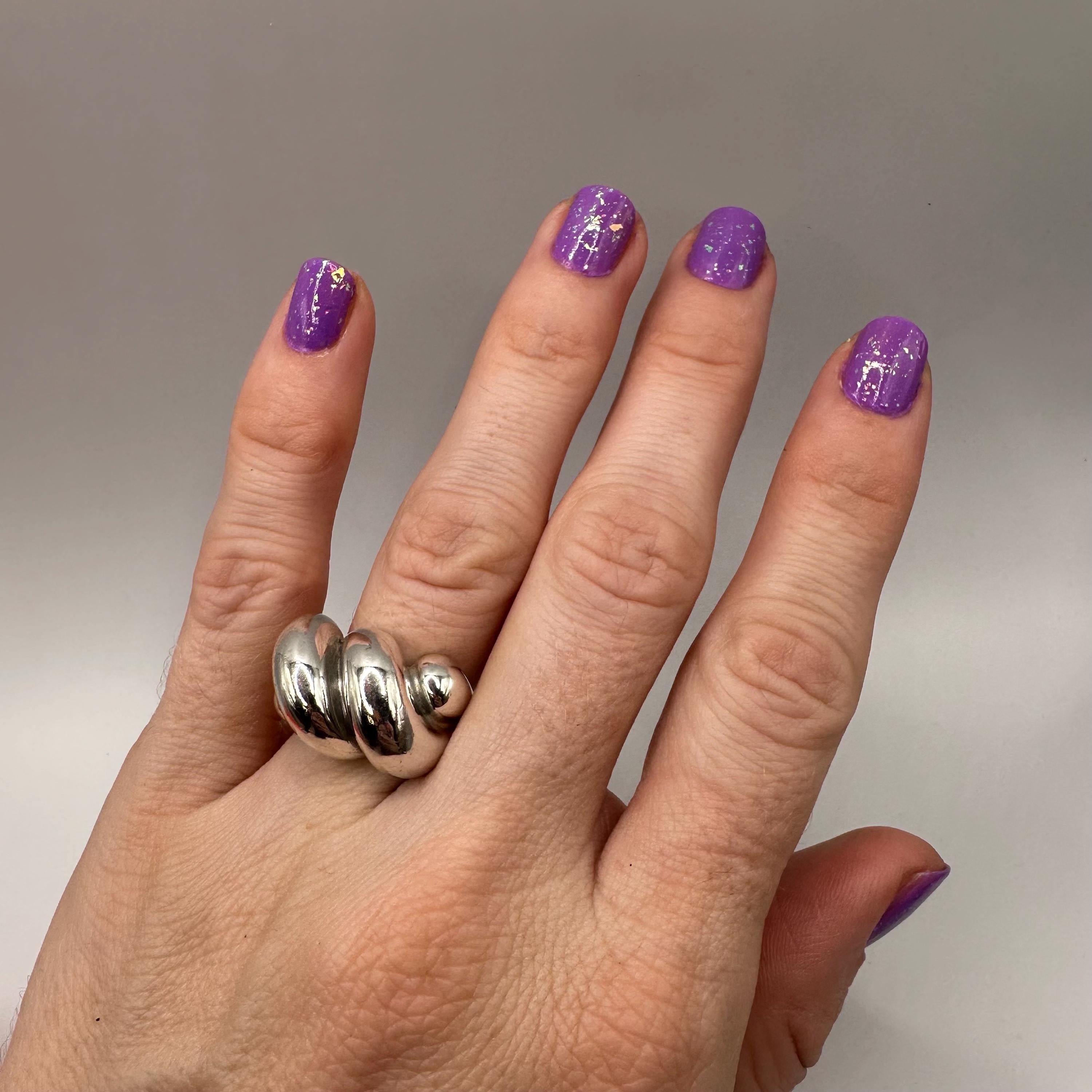 RETIRED James Avery Sisterhood Sterling Silver Ring - Size 6.5