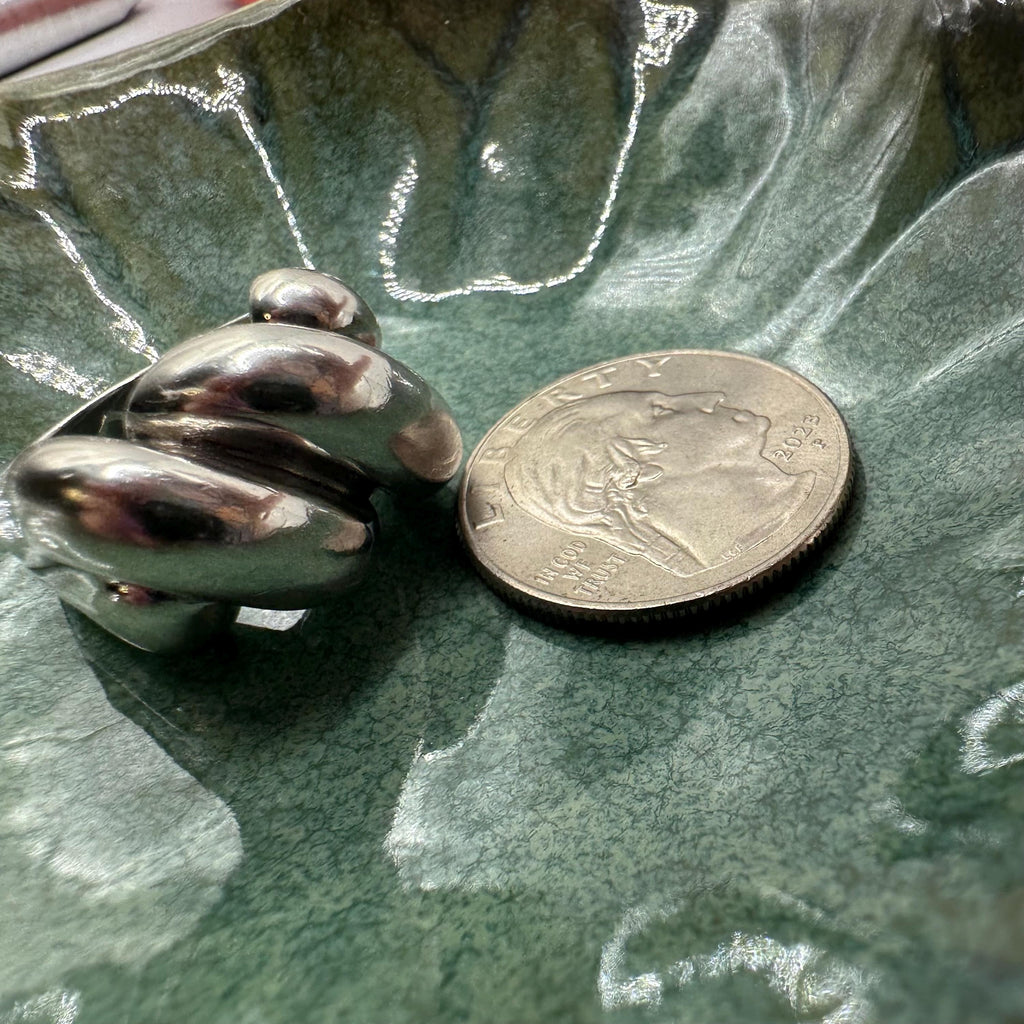 RETIRED James Avery Sisterhood Sterling Silver Ring - Size 6.5