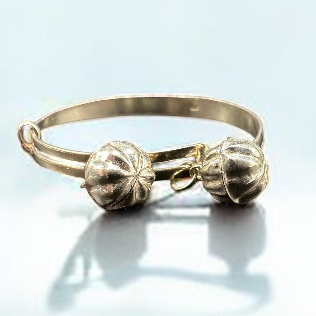 925 Sterling Silver Baby & Child Bell Charm Bracelet – Adjustable