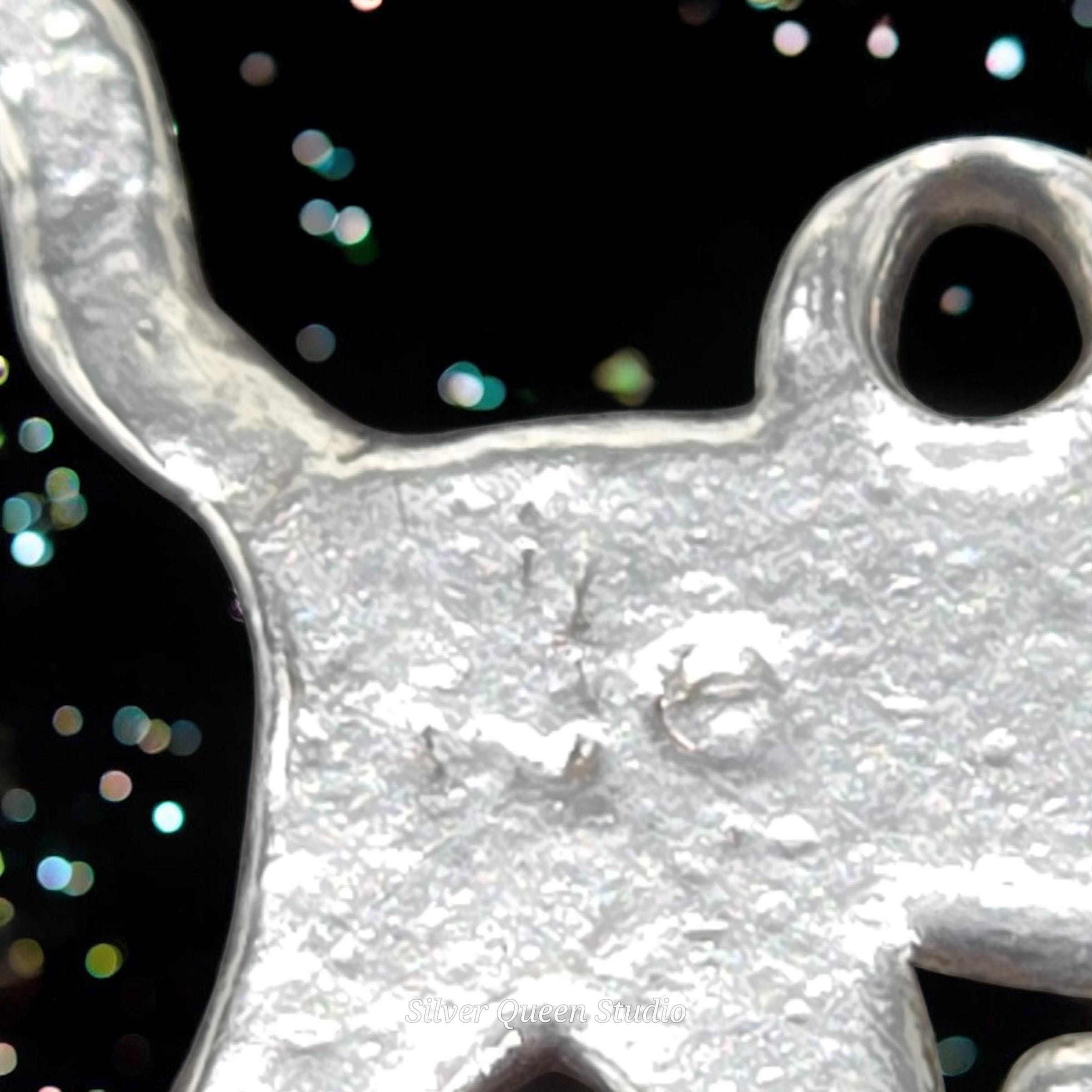 Retired James Avery 925 Sterling Silver Walking Cat Silhouette 2D Charm Pendant