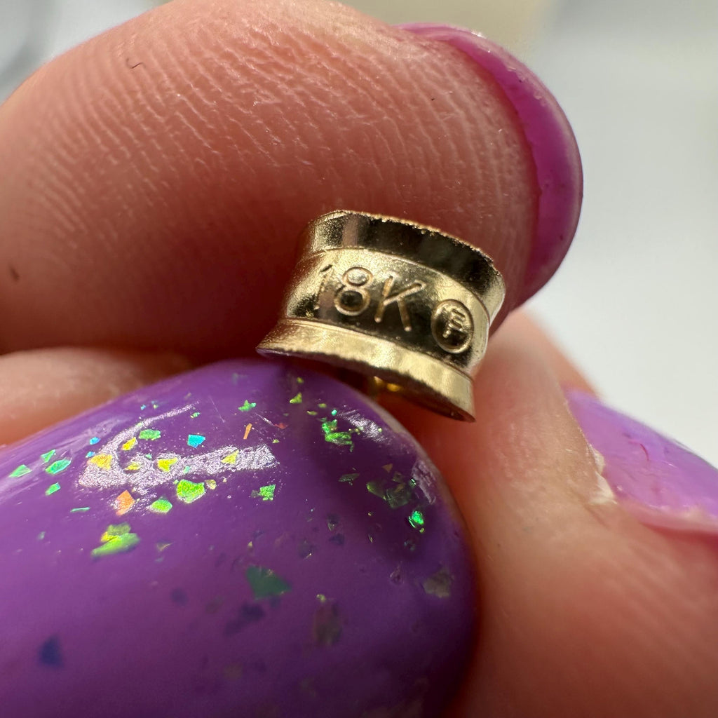 Solid 18k Gold Constantine Dynasty Coin Necklace Pendant, Ancient-Style Roman