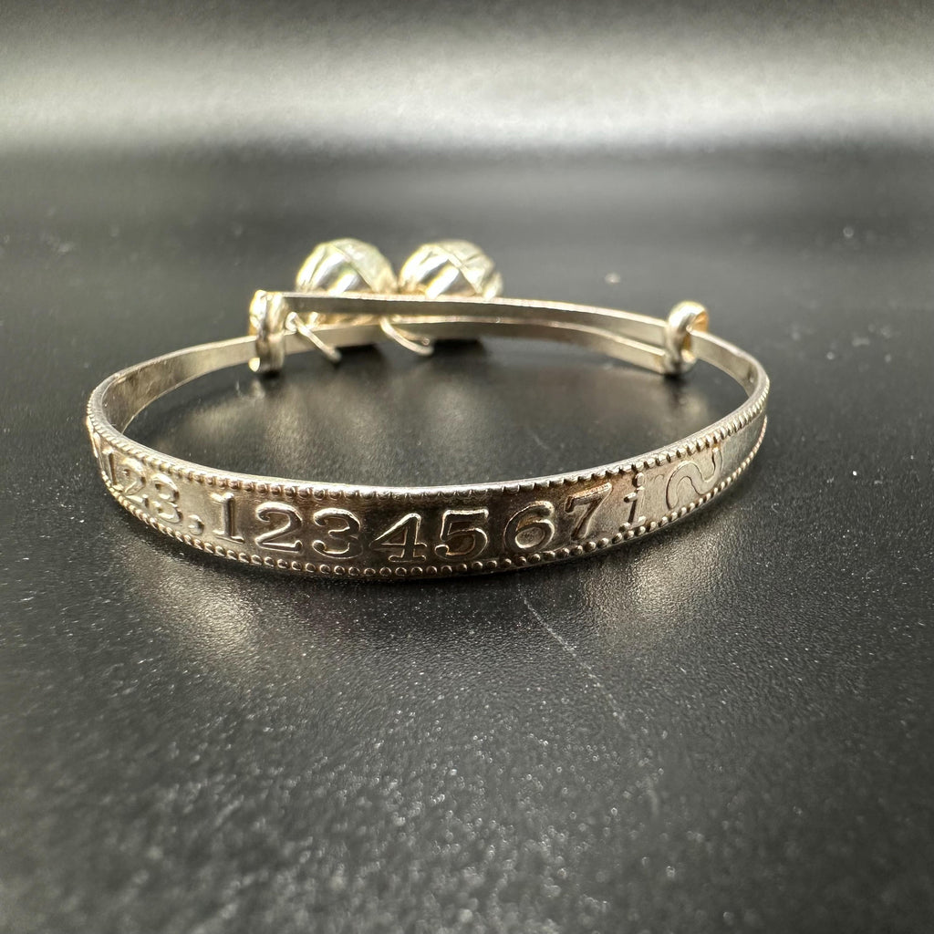 925 Sterling Silver Baby & Child Bell Charm Bracelet – Adjustable