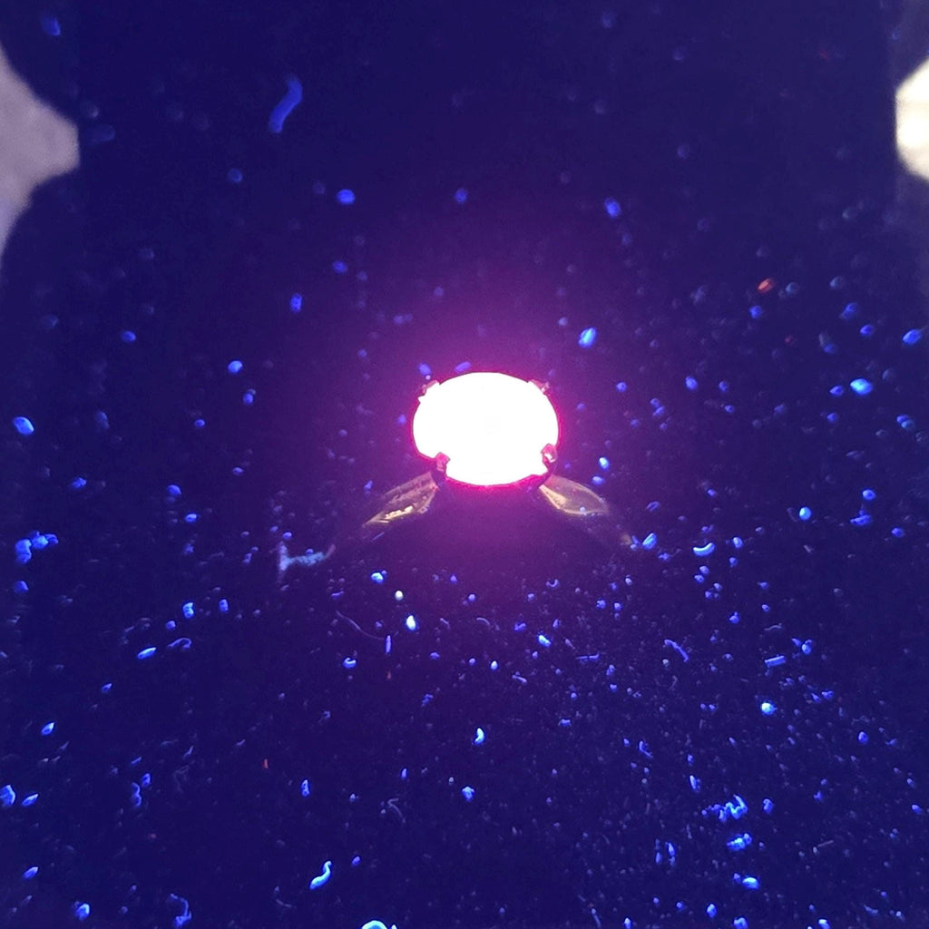 Solid 14K Yellow Gold Ring with Ruby – Size 2