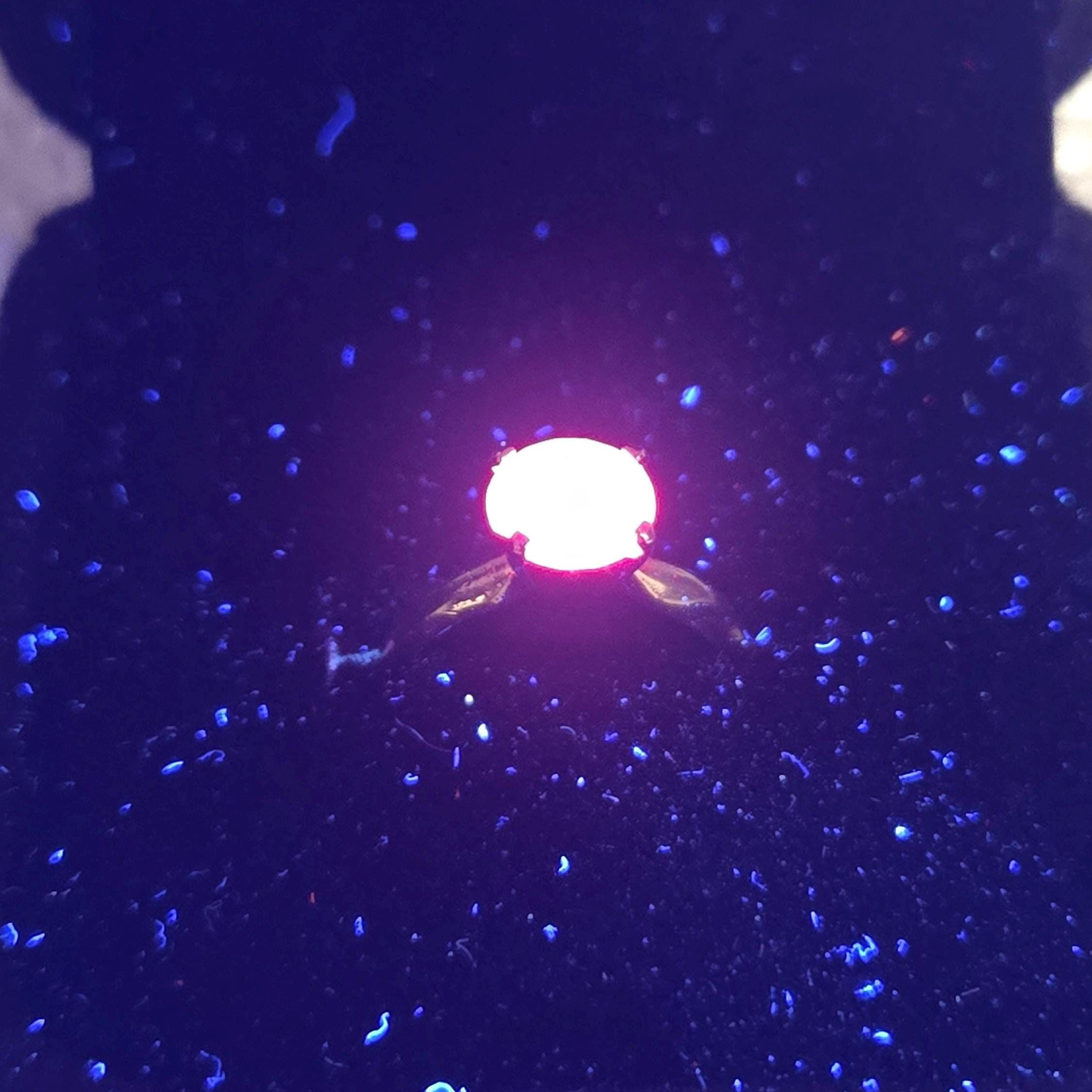 Solid 14K Yellow Gold Ring with Ruby – Size 2