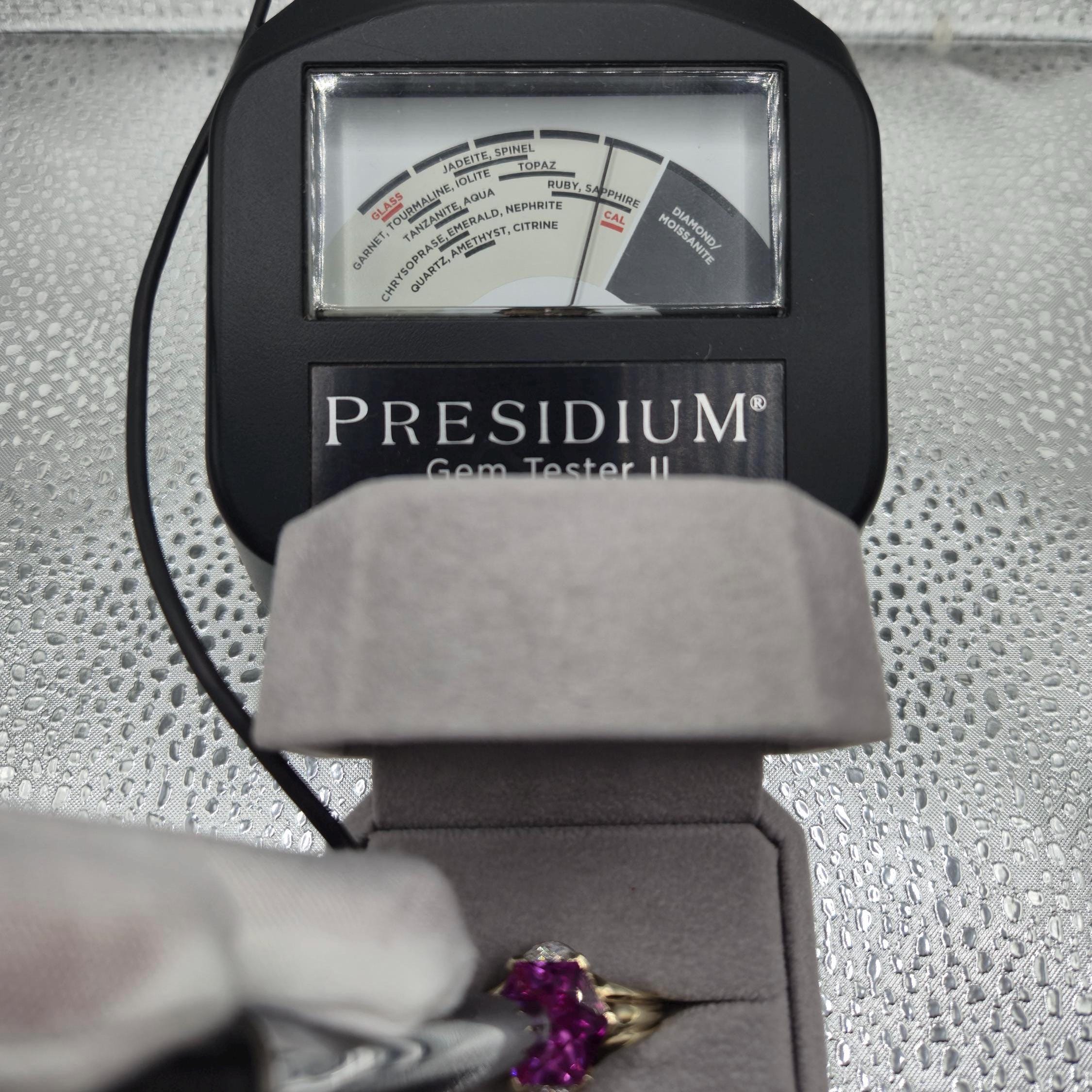 18K Gold Vermeil Over 925 Sterling Silver Pink Sapphire Ring Size 10