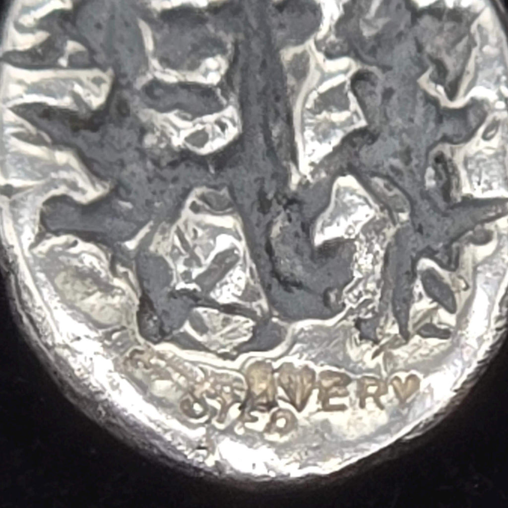 Retired James Avery 925 Sterling Silver Pecan Nut Charm - UNCUT loop