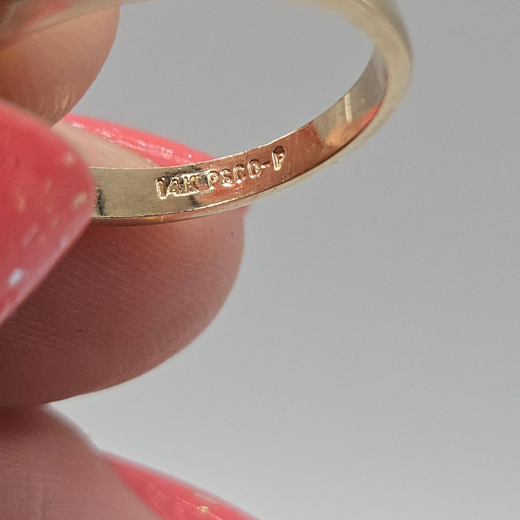 Vintage 14K Gold Diamond Ring Size 6