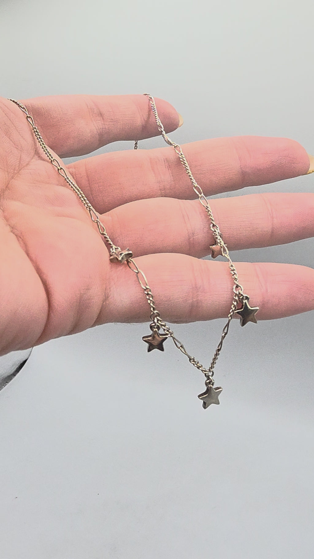 RETIRED James Avery Sterling Silver Star Drops Necklace - 18 Inch - HTF