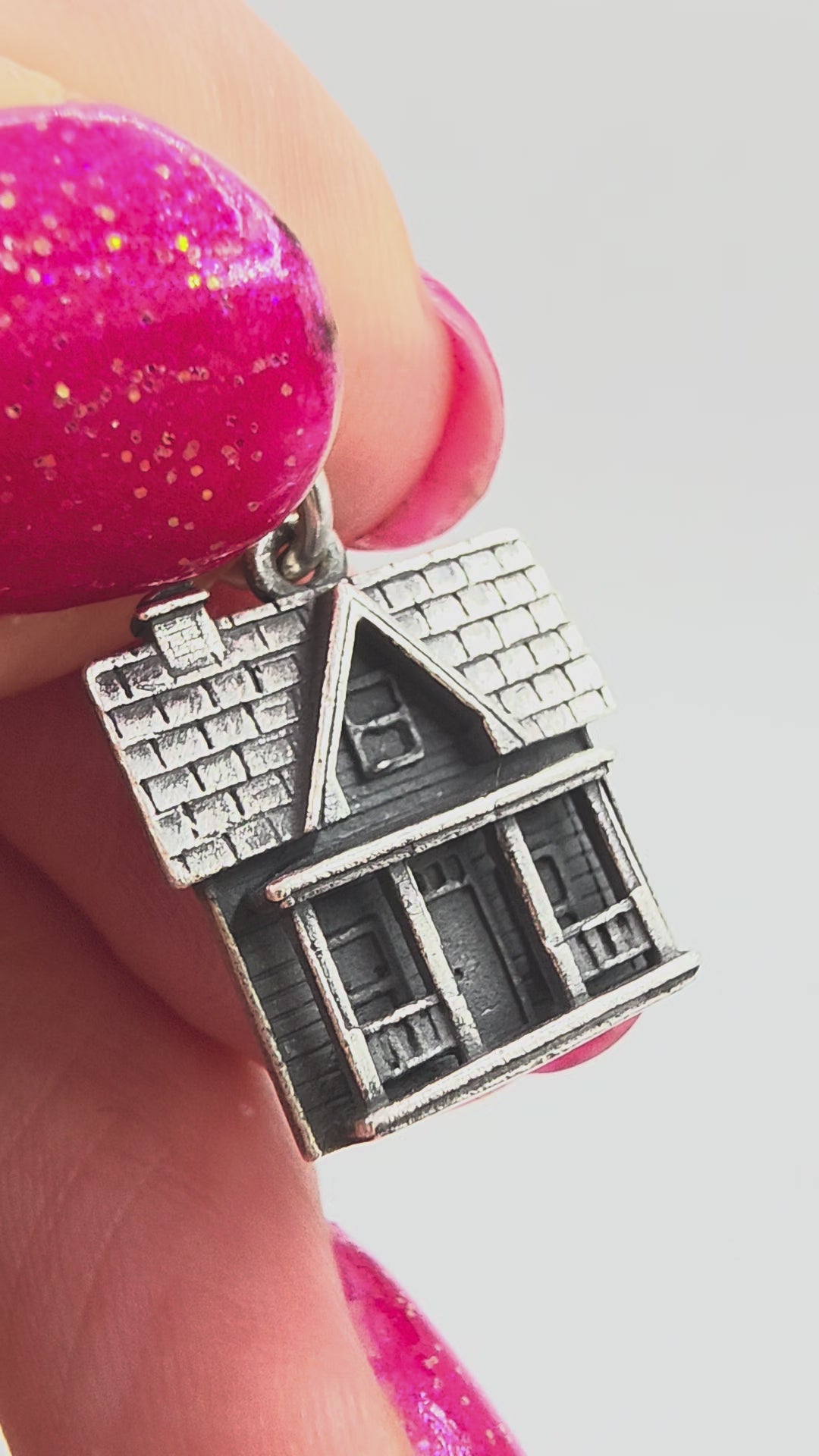 James Avery Sterling Silver Home Sweet Home House Charm - RETIRED