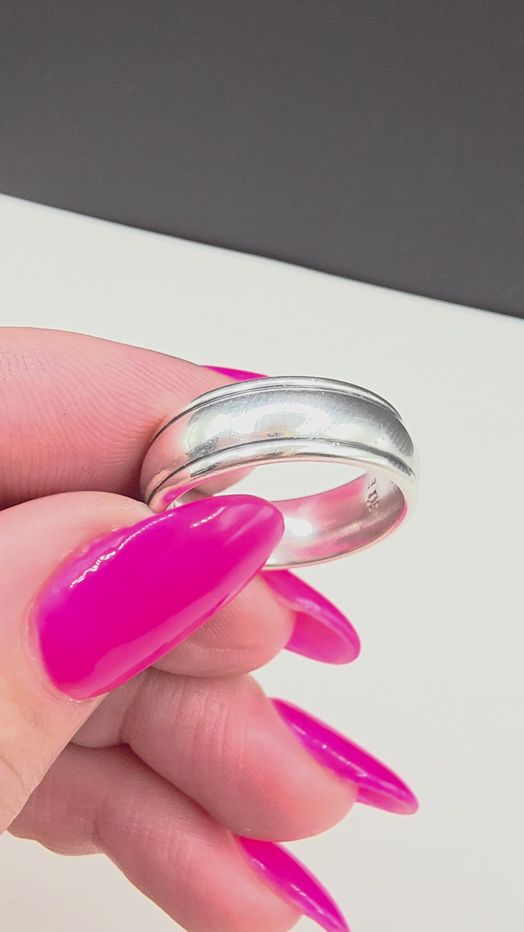 James Avery Sterling Silver Wedding Band Ring with Equal Engraved - Size 6.5