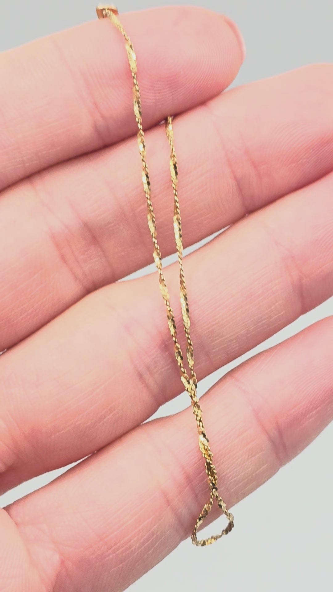 Solid 14K Yellow Gold S Link Bracelet 7 Inches