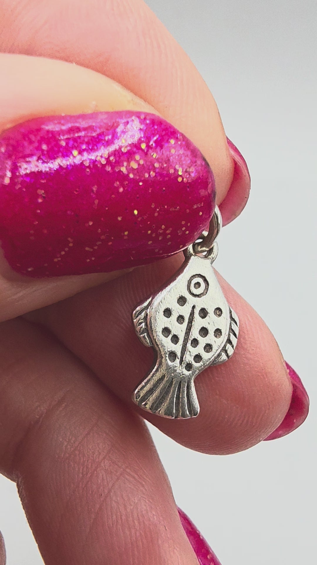 RETIRED James Avery Spotted Flounder Fish Charm - 925 Silver - BOX - UNCUT