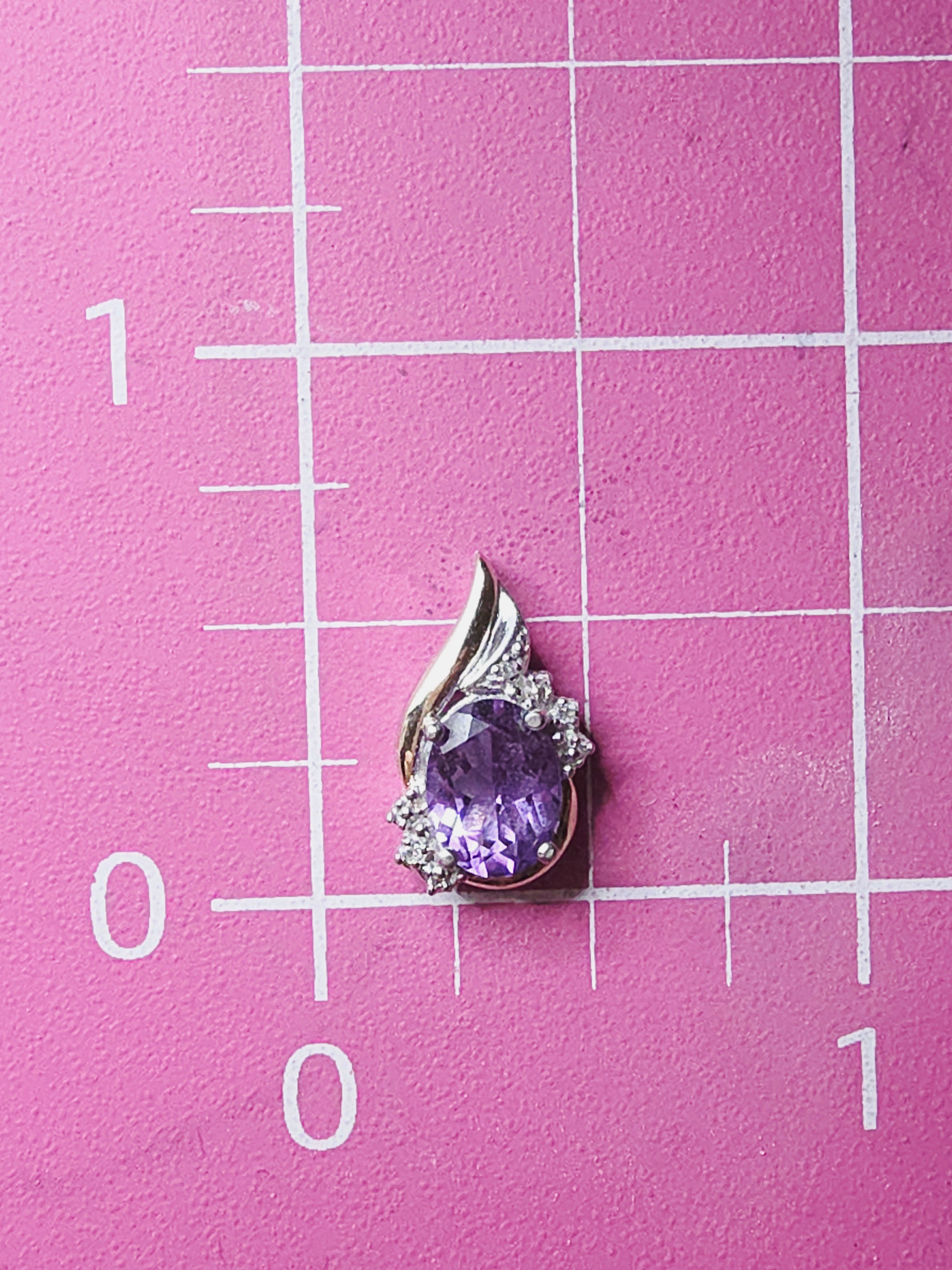 Alwand Vahan Sterling Silver & 10K Gold Amethyst Pendant with Diamond Accents